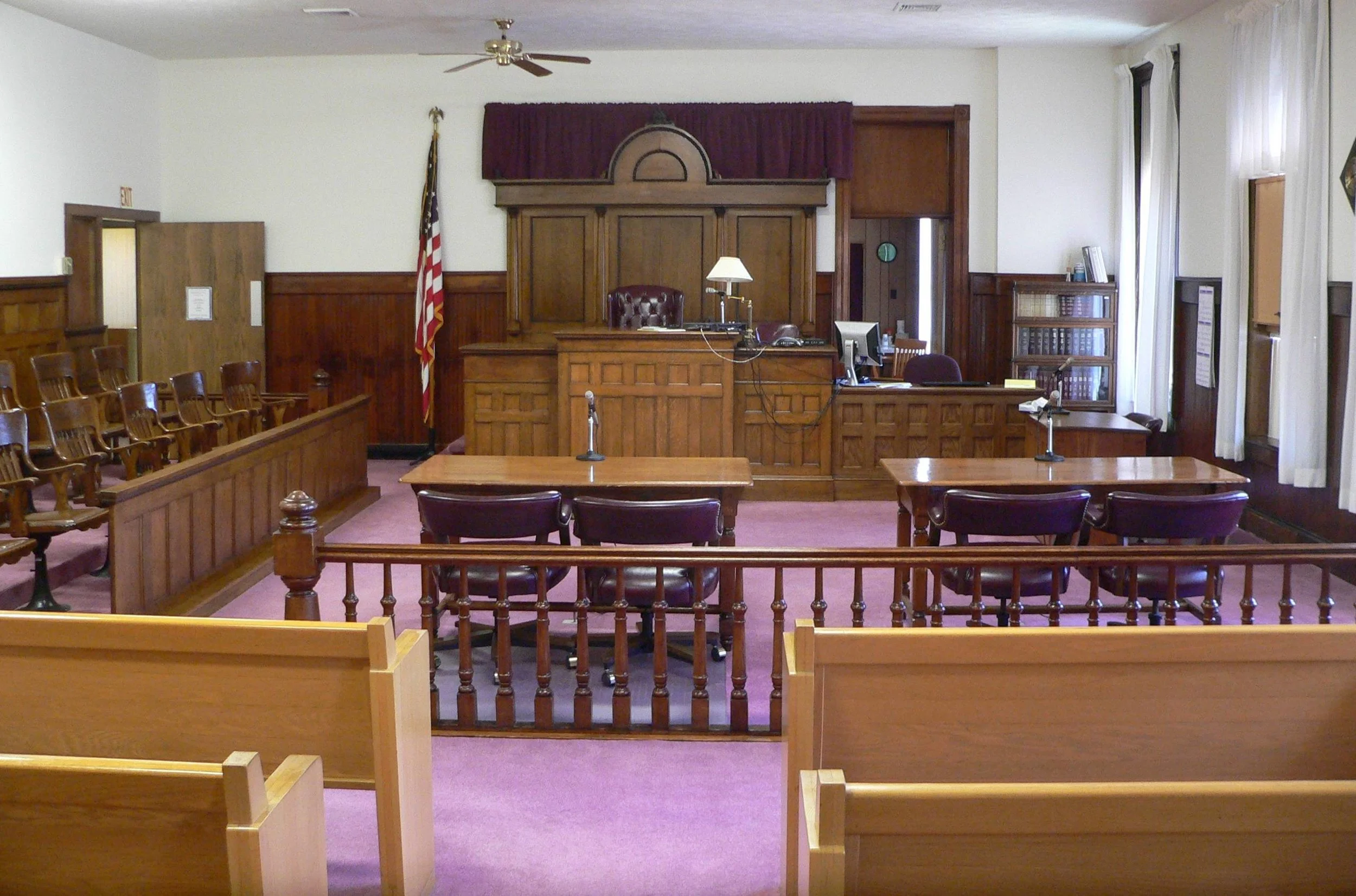 Typical US Courtroom