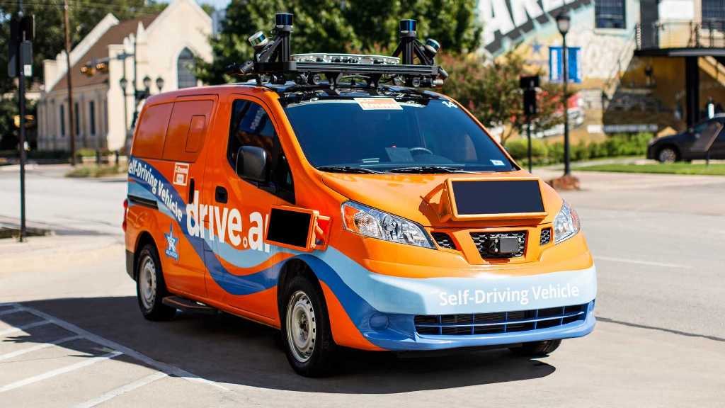 Typical Drive.AI self-driving car