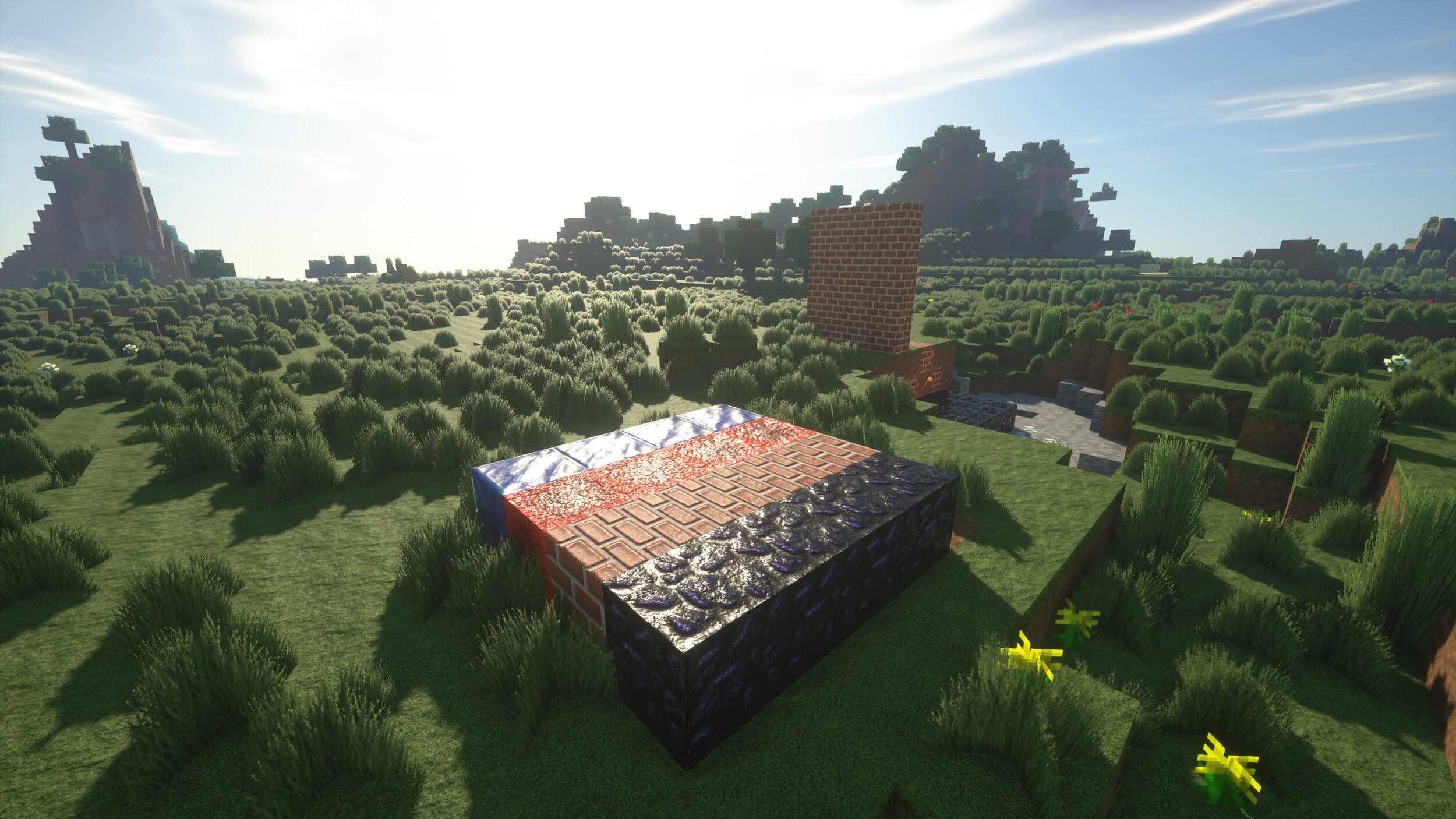 Scene in Minecraft raytraced with Sonic Ether’s Unbelievable Shaders Image Credit: https://www.sonicether.com/seus/