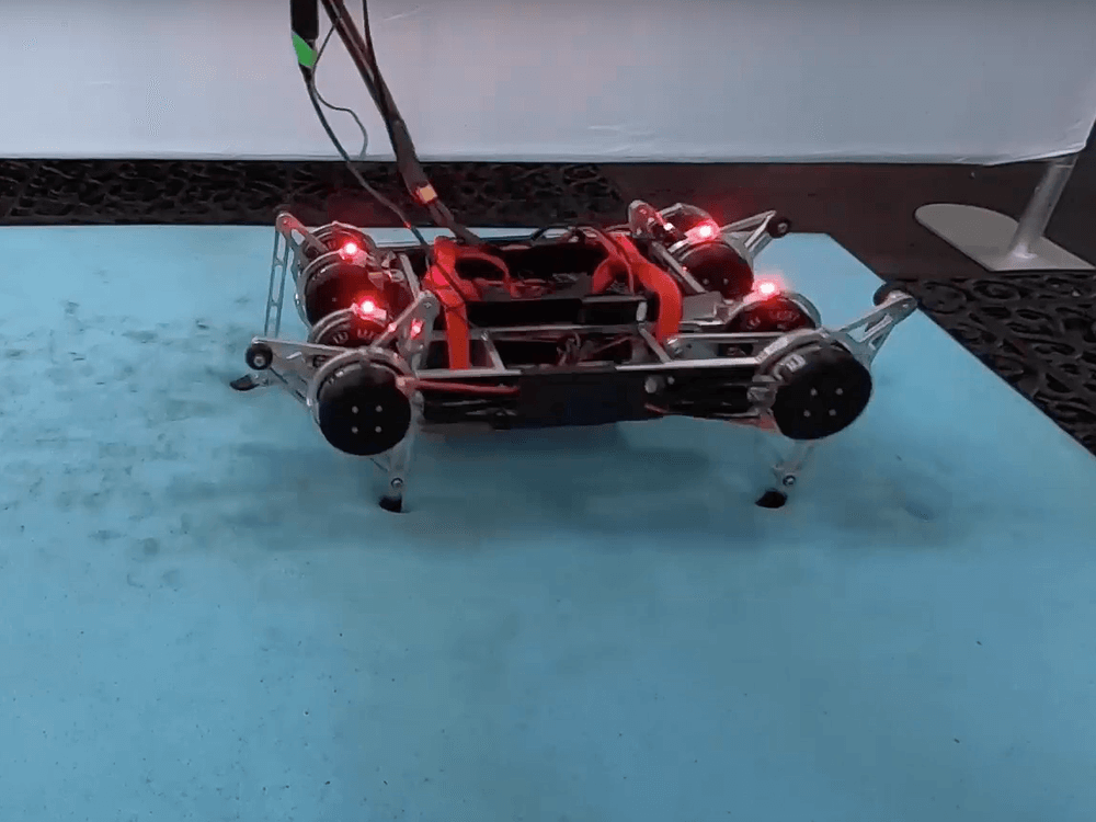Four-Legged Robot That Taught Itself How To Walk