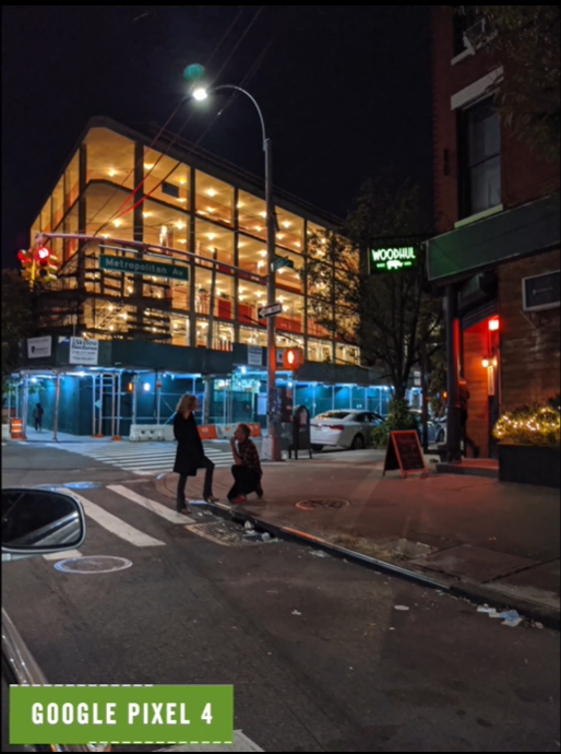Low-light photo sample taken by Google Pixel 4.  (taken from Mr Mobile YouTube channel)