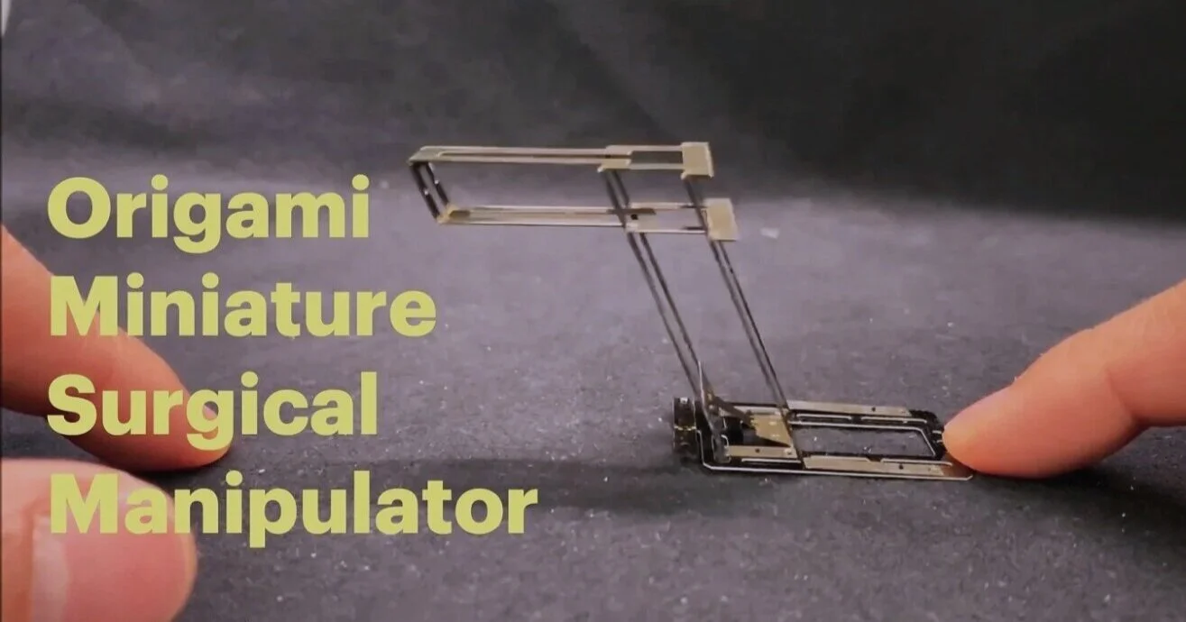Origami-inspired robots on the operations table 