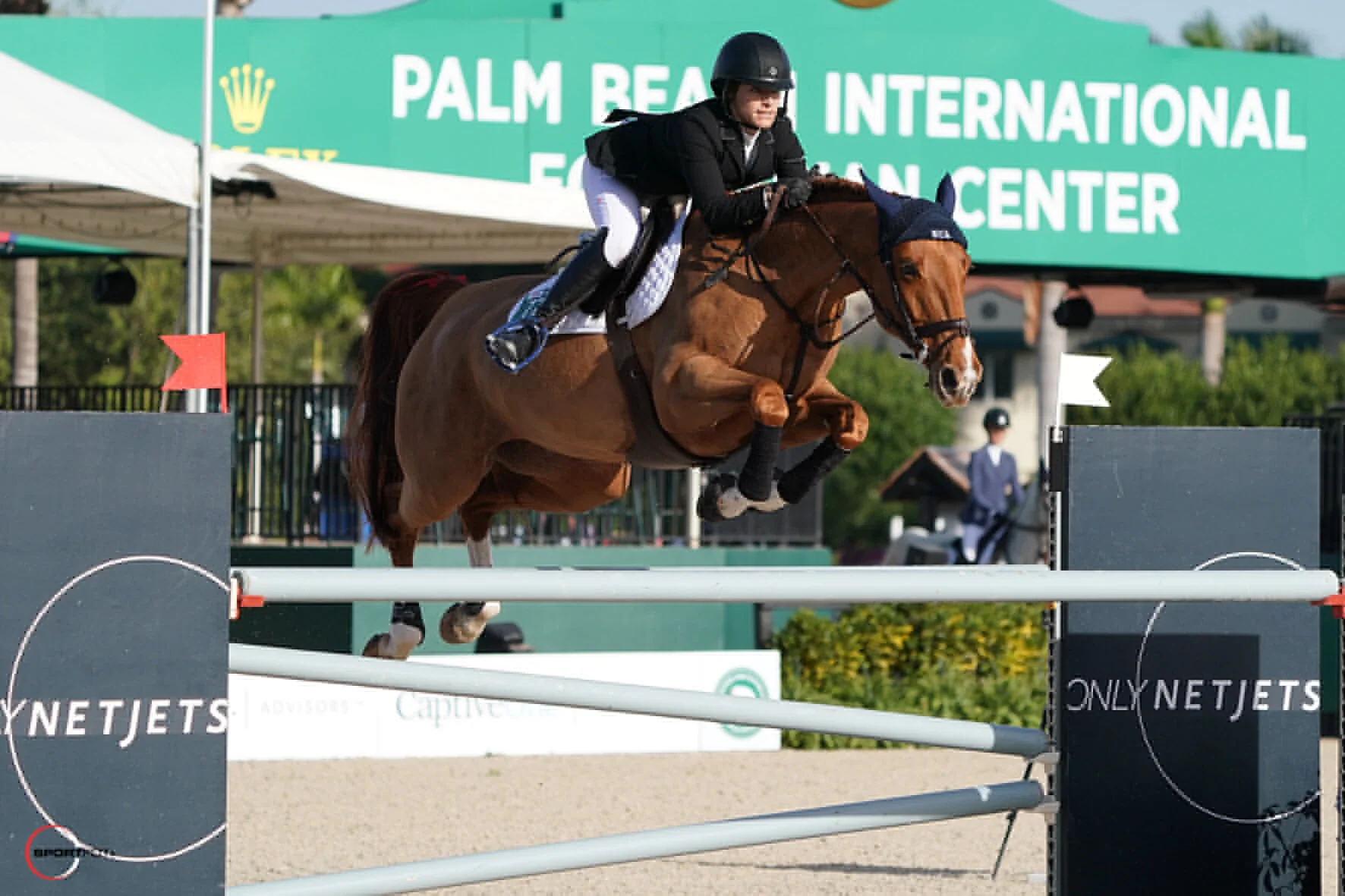 Sydney Shulman Captures Second in the $25,000 Hermès Under 25 Grand Prix CSI2* at WEF 2