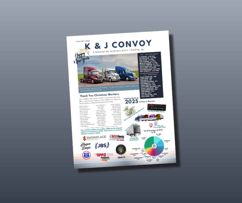 K &amp; J Convoy - January 2026