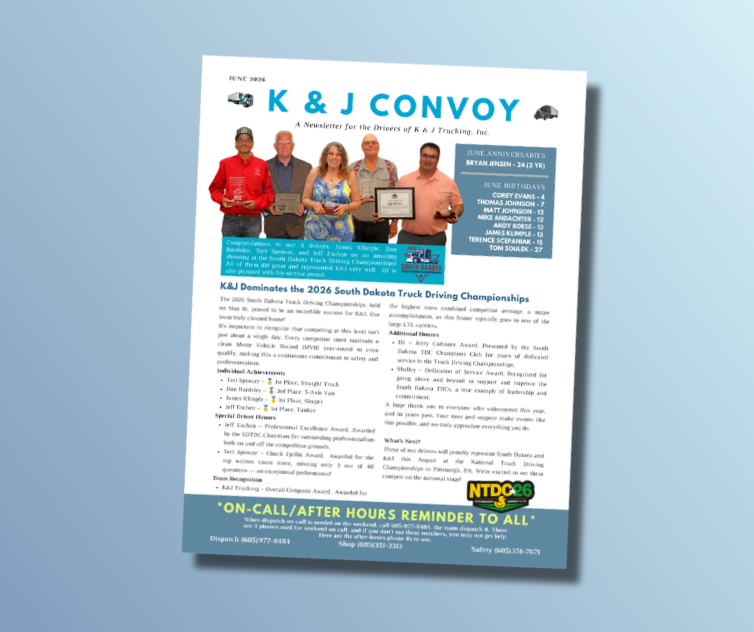 June 2026 K&amp;J Convoy Newsletter