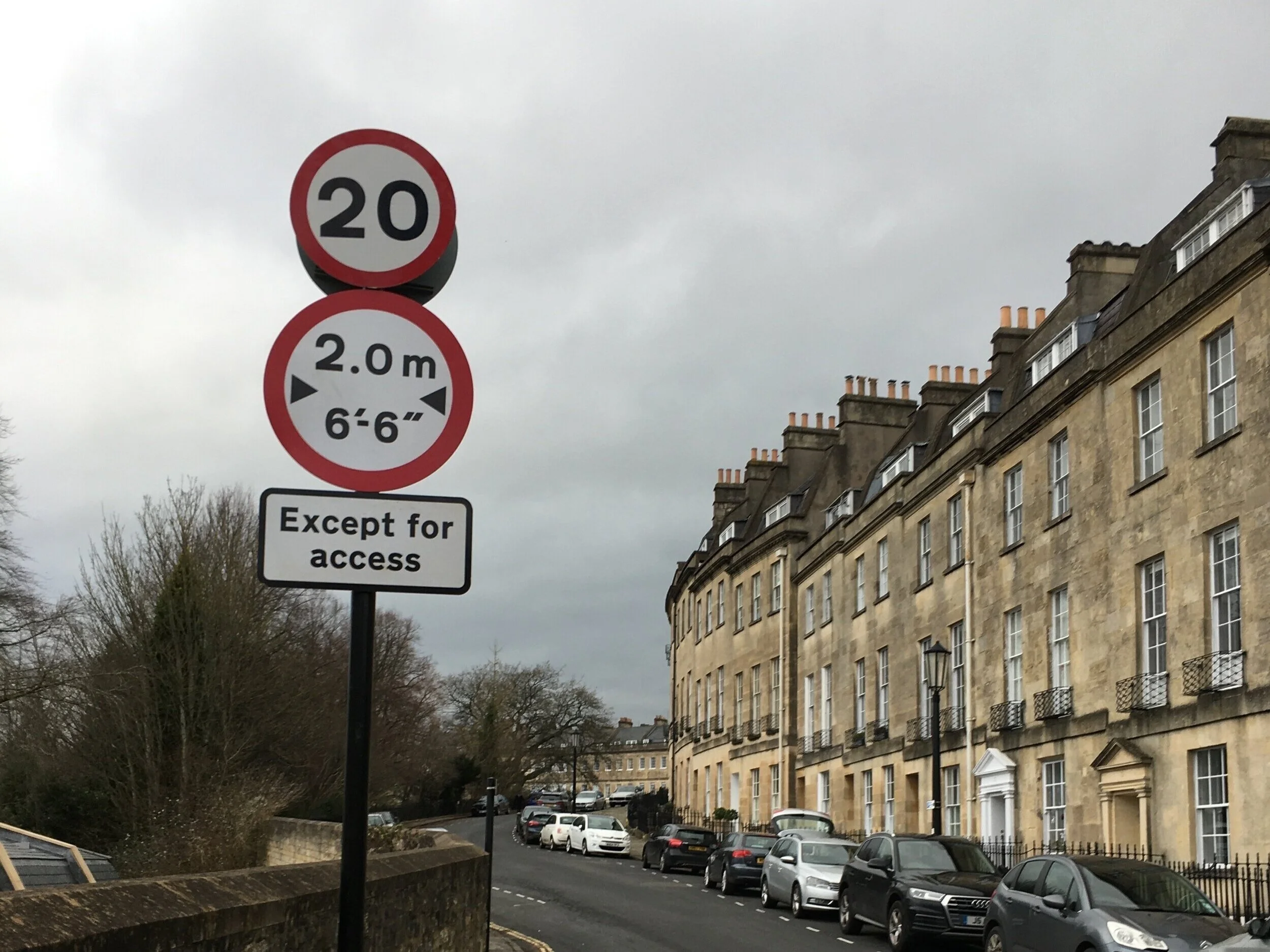 Width Restrictions — Lansdown Crescent Association