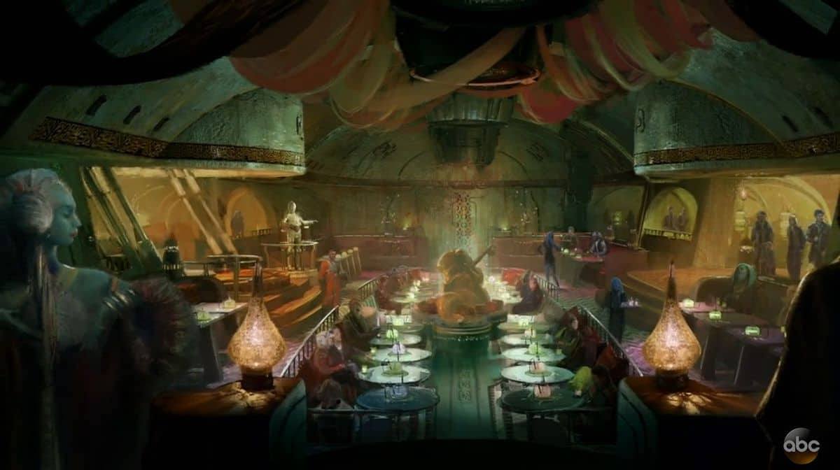 Disney/ABC Concept art of the Dinner Show