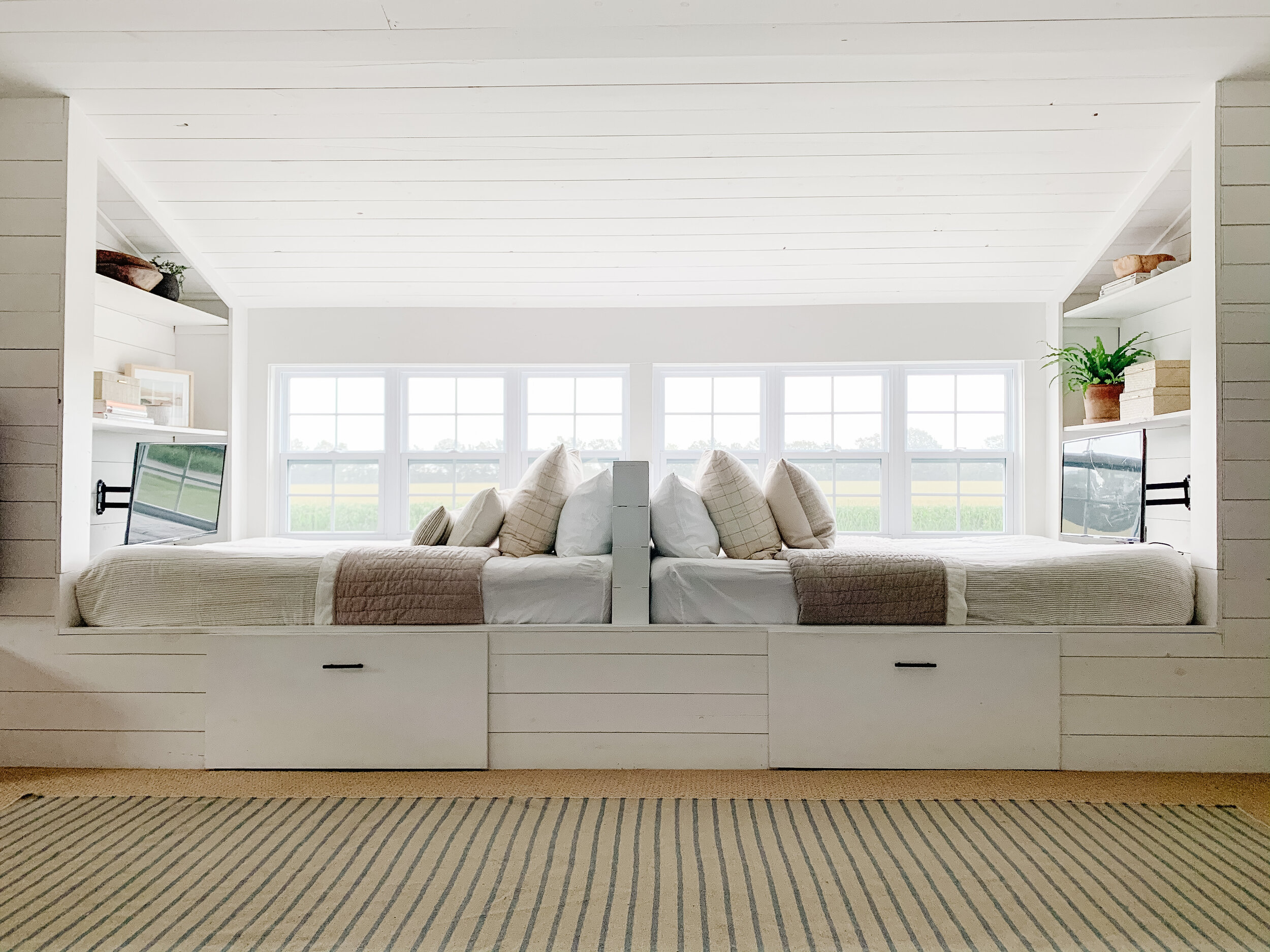 our custom built in beds