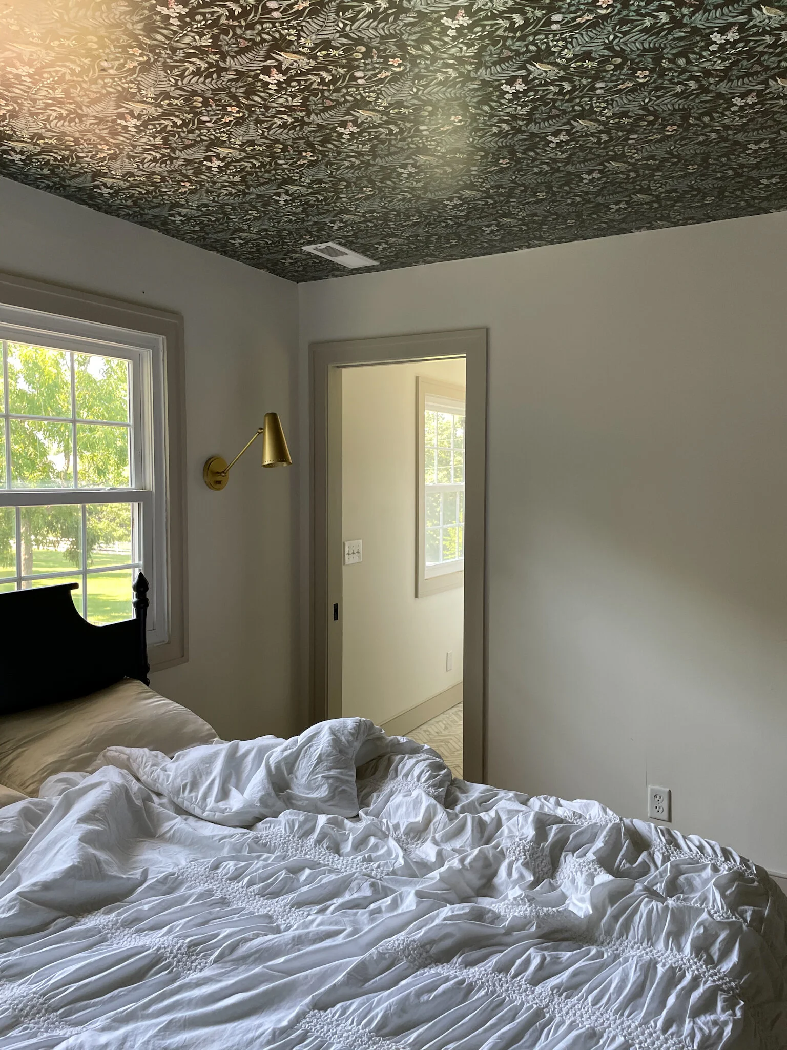 wallpaper hygge and west floral wallpaper modern cottage white oak accessible beige