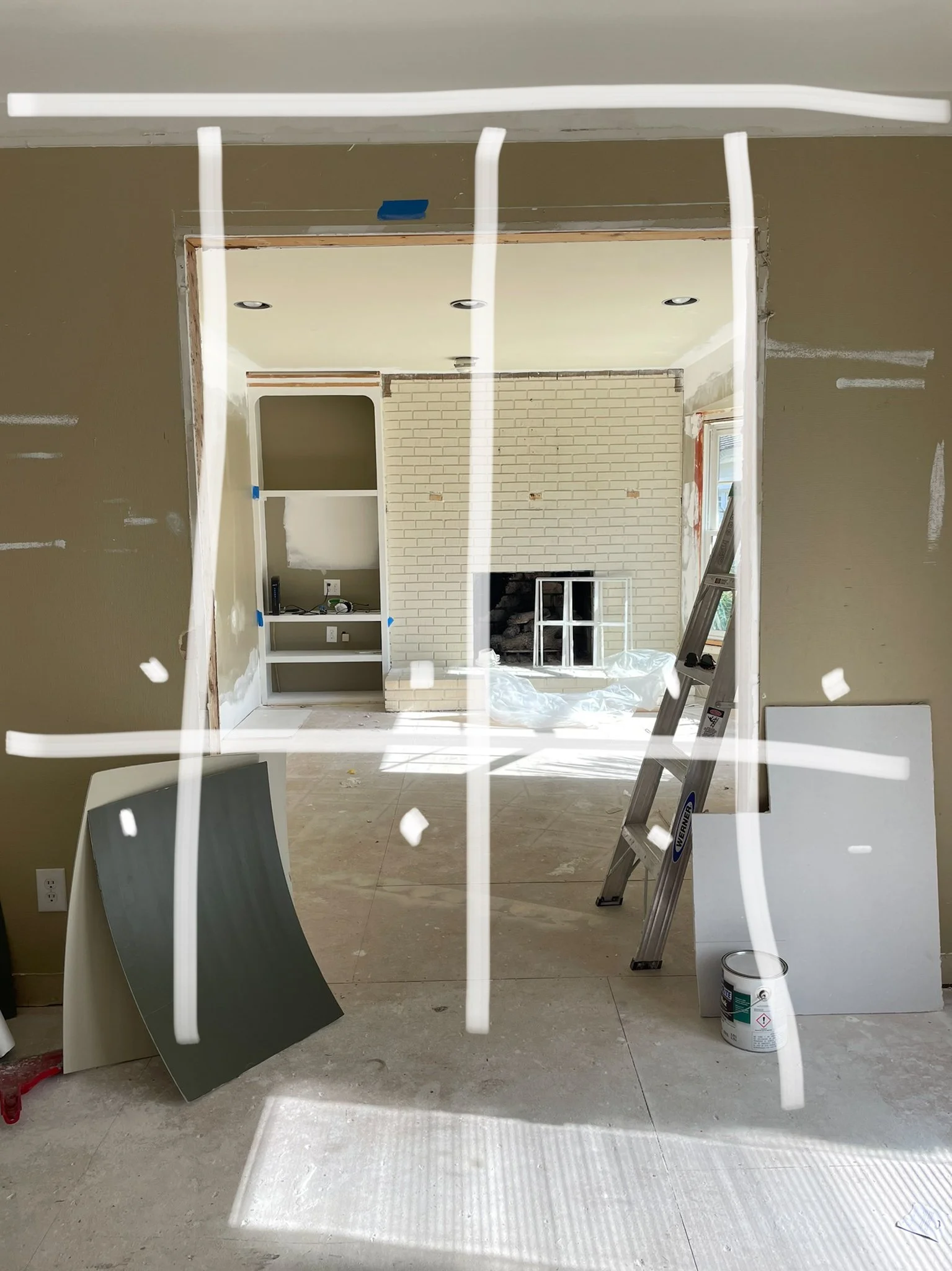 back foyer progress part 1