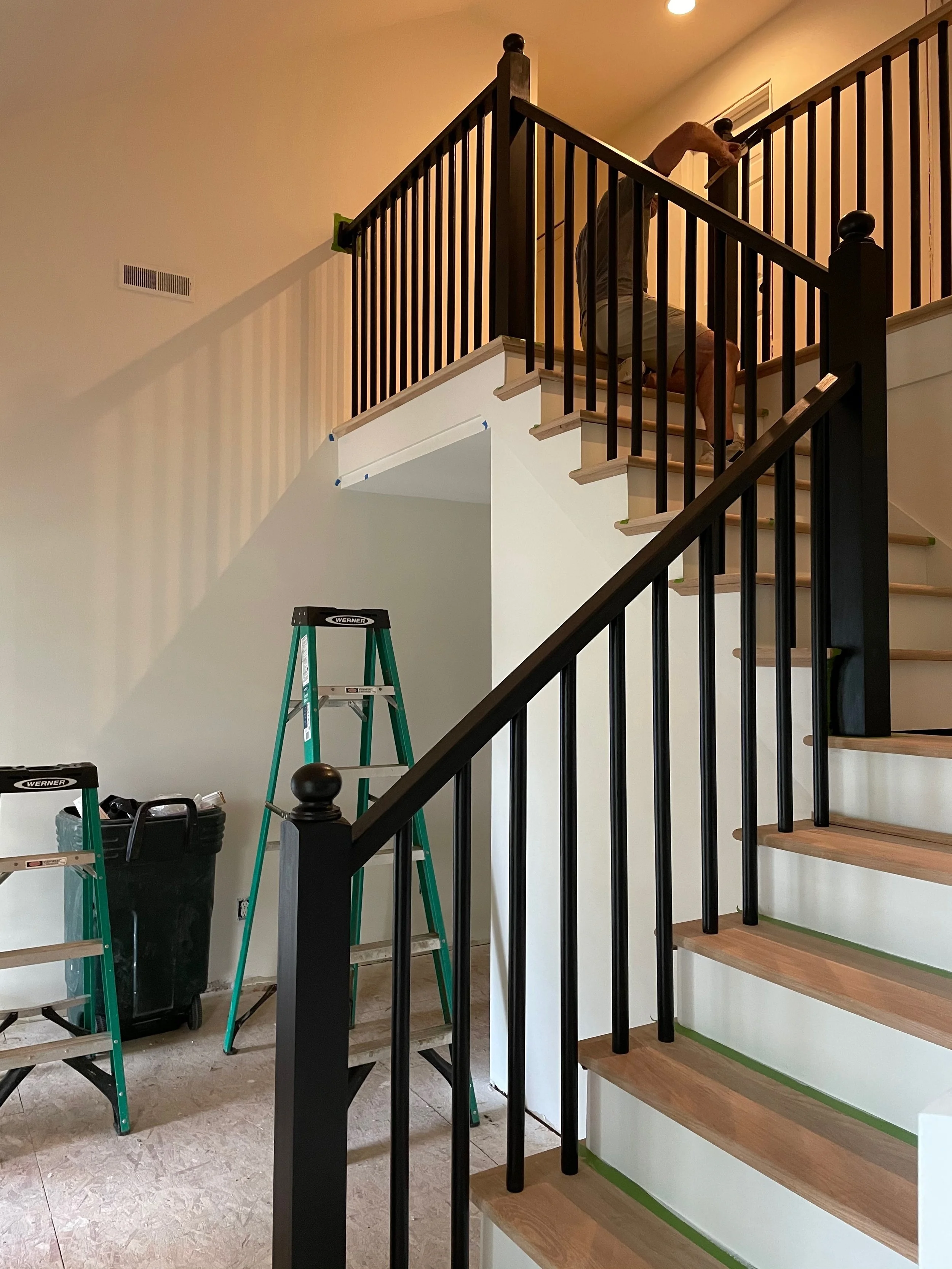 remodeling our stairs part 3--with L J Smith Stairs — 25:40 Love Interiors