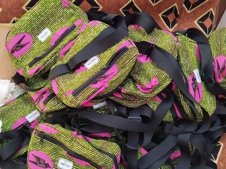Images from Burkina Faso ☝🏽

We&rsquo;ve got a few new bags to drop over the next few months; a green/pink wax print and two corduroy bags: Dark indigo and Taupe (greyish brown)&hellip; which one of these bags should we drop at the end of this month