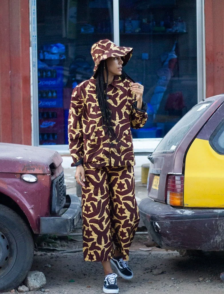 Going through old photos on the phone and found these from 2021, shooting the new collection out in the front yard of the house I was staying in&hellip; 🏢
If you could wish one of these outfits back into production &ndash; which one would it be? 👀