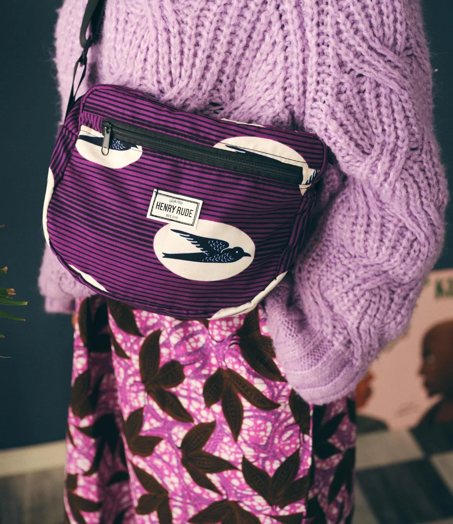 Bring back the purple bird strap bag&hellip; or drop a green version? Swipe 👉🏽 and vote 👇🏽