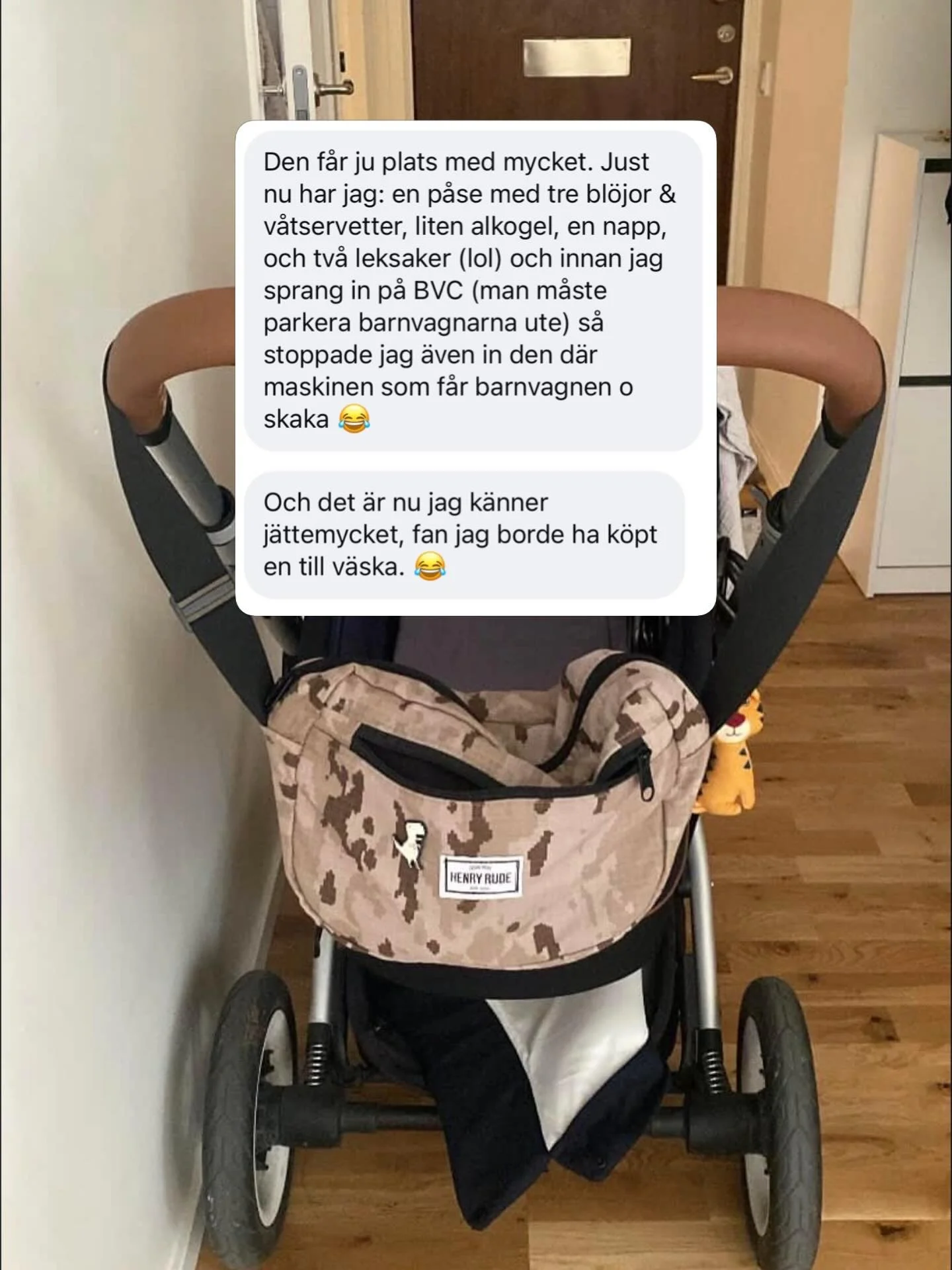 Everything fits in our Strap Bag! Whether it&rsquo;s a water bottle &amp; sweatshirt, snacks on the go, or diapers and a baby bottle 🤗  The perfectly big little bag for parents on the go!

Psst, we&rsquo;re dropping two new bags later this month&hel
