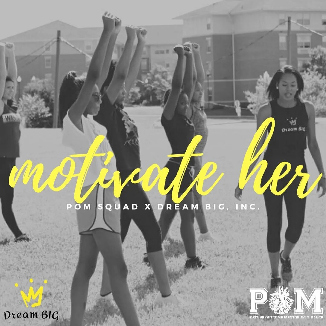 We are so excited to partner with @wedreambiginc to offer a positive and empowering cheer program! Classes begin this well - register now at www.thepomsquad.org