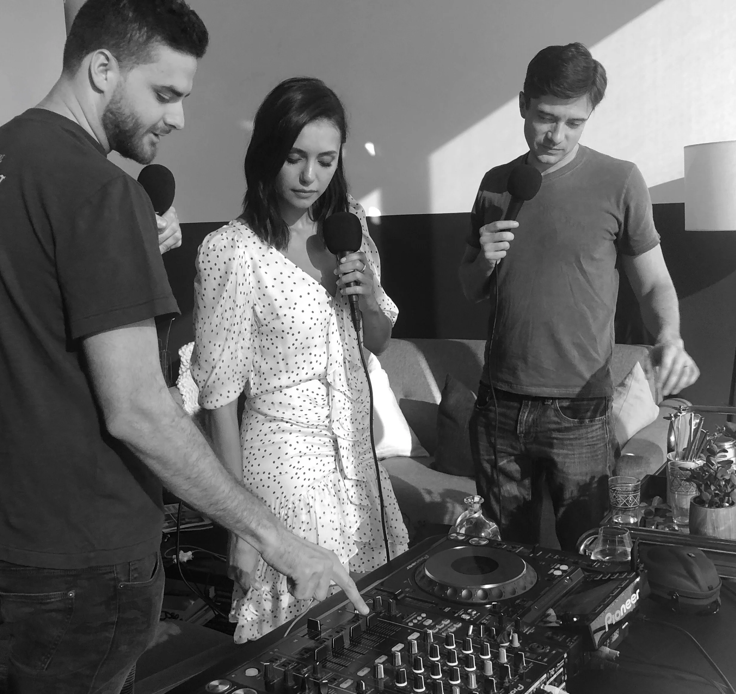 Nina Dobrev Learns to DJ! 