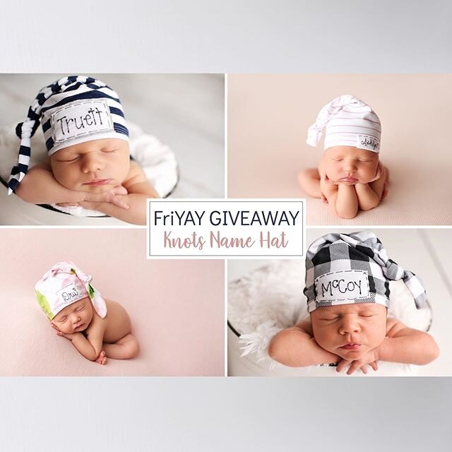 💓FriYAY GIVEAWAY💓 We are SO excited because our first FriYAY giveaway doubles as a free Knots baby name hat PLUS Baby Girl Whitsitt&rsquo;s name reveal!! 🎁

KNOTS is my go-to baby gift for any friend having a little one, and you better believe our