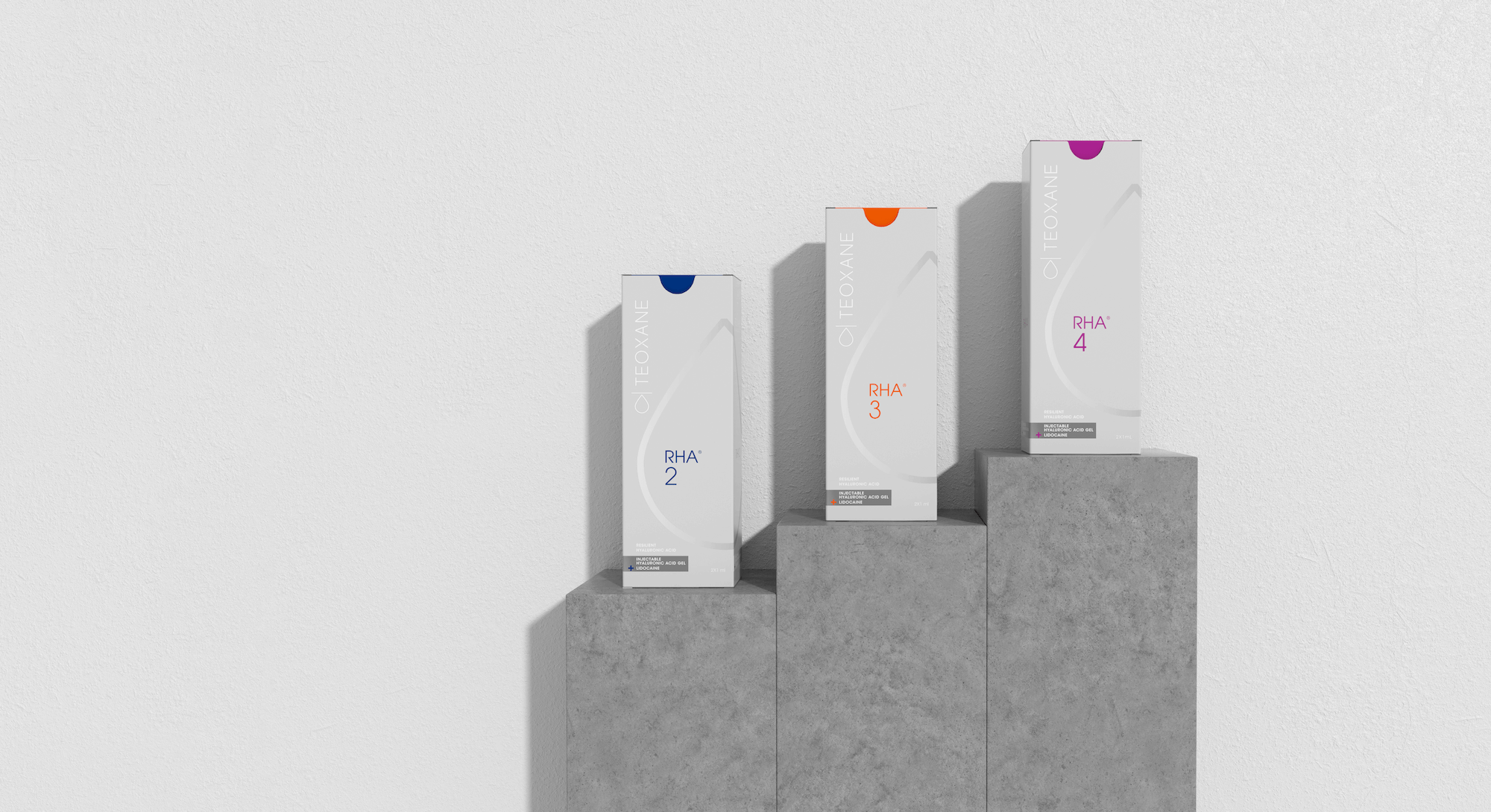 The RHA range of fillers to address different areas