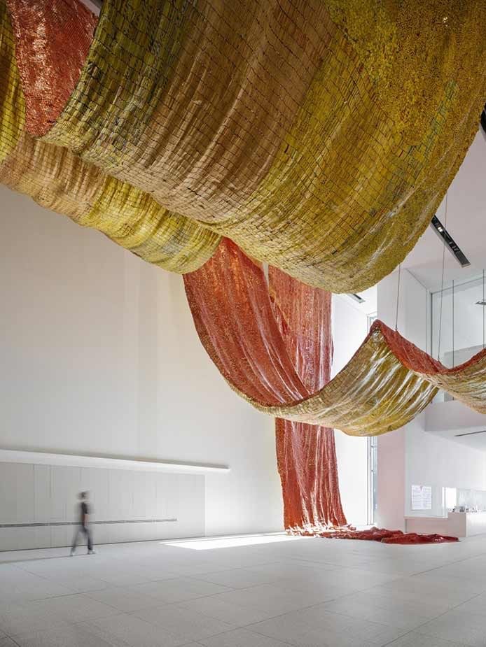 Installation view of El Anatsui: After the Red Moon, 2024