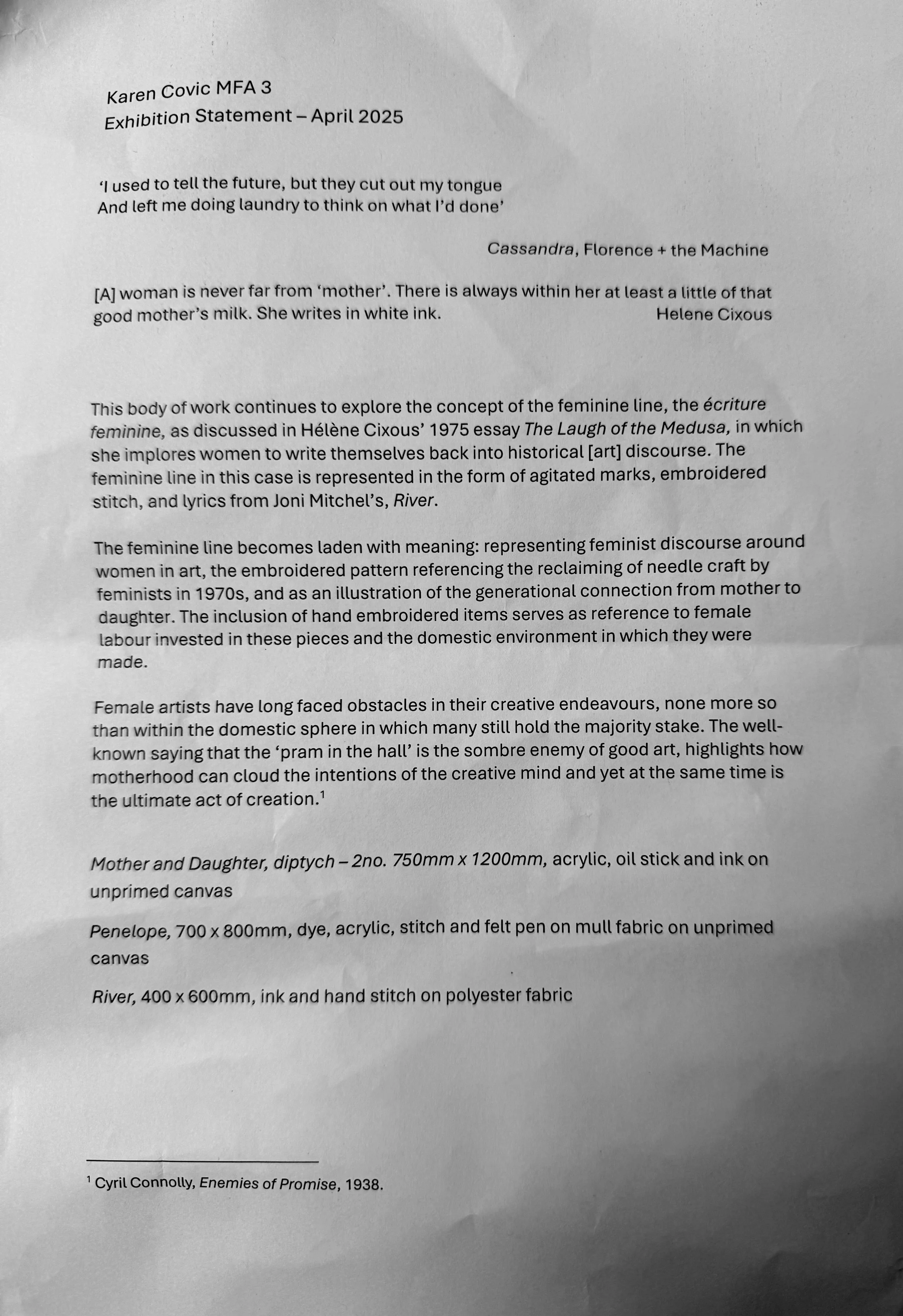 Seminar - April/Autumn 2025