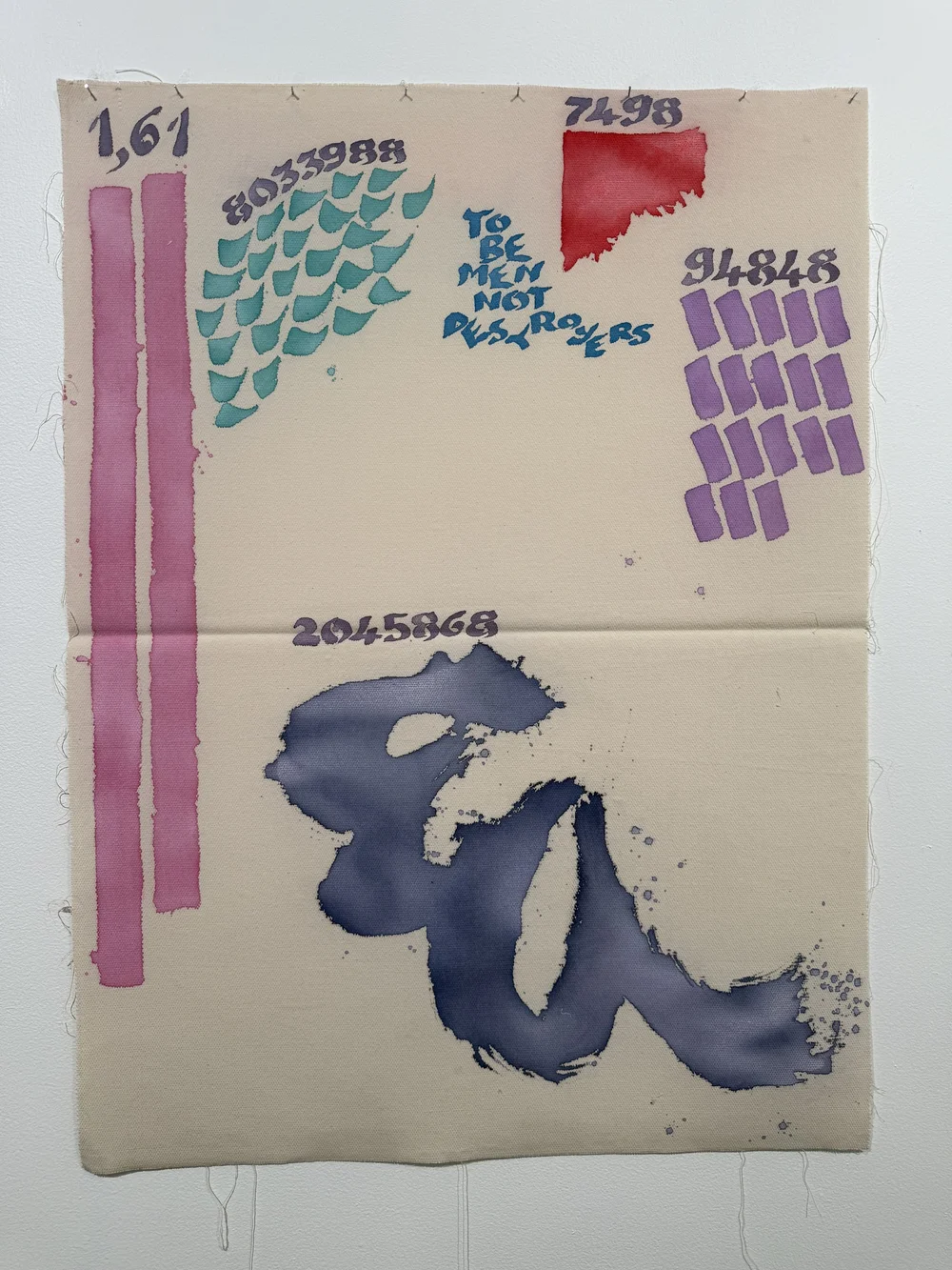 Canone Aureo, acrylic on canvas, 2016