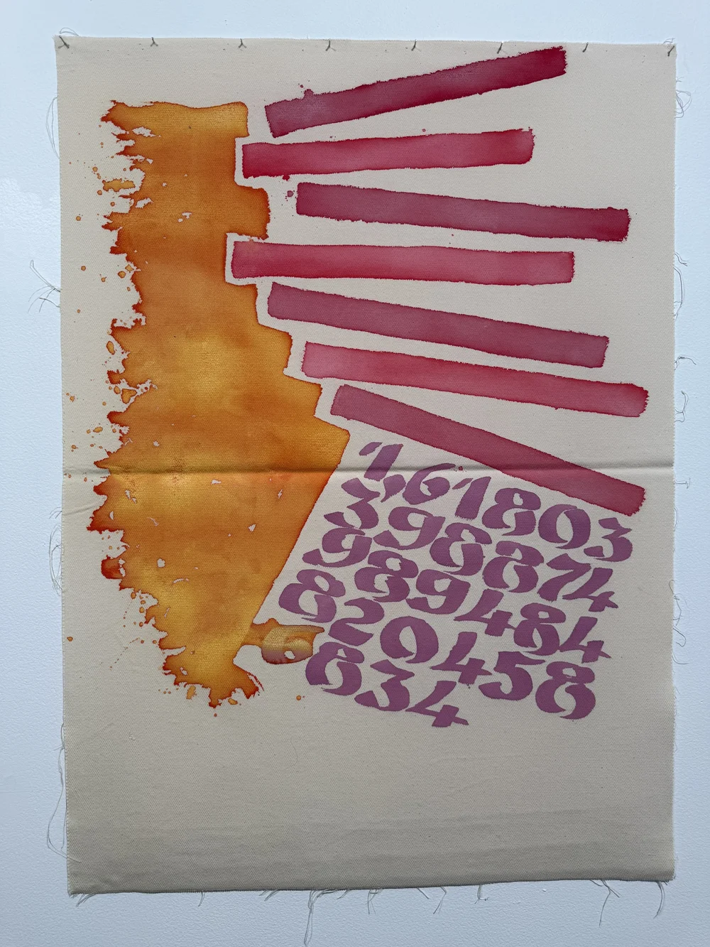 Canone Aureo, acrylic on canvas, 2016