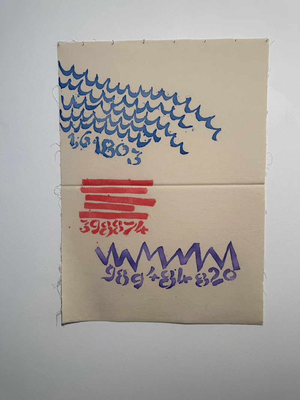 Canone Aureo, acrylic on canvas, 2016