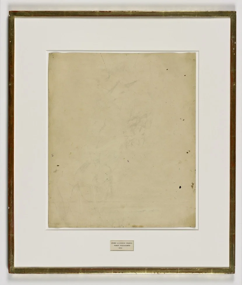 Robert Rauschenberg Erased de Kooning Drawing, 1953
