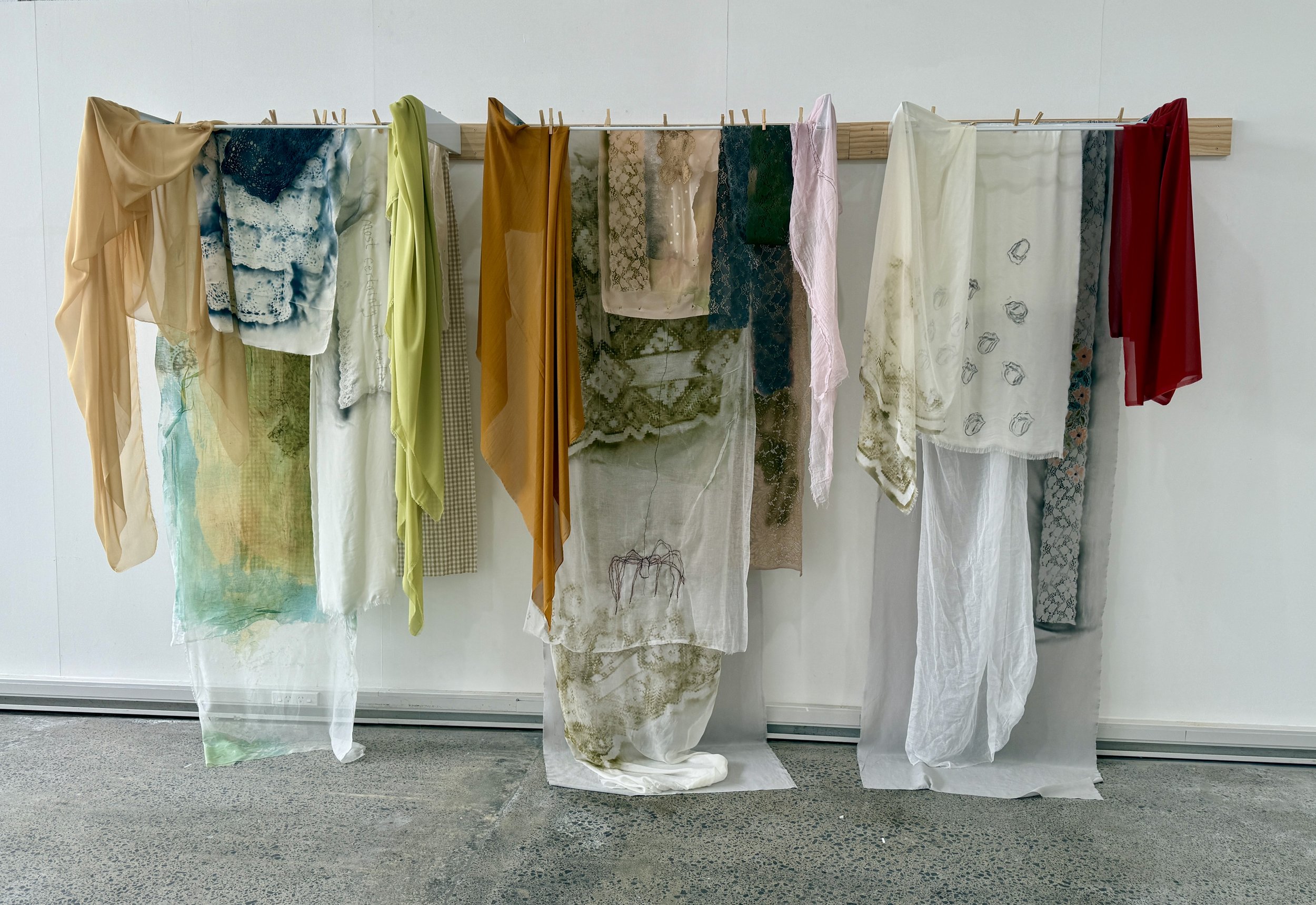 Installation at beginning of DEMO residency