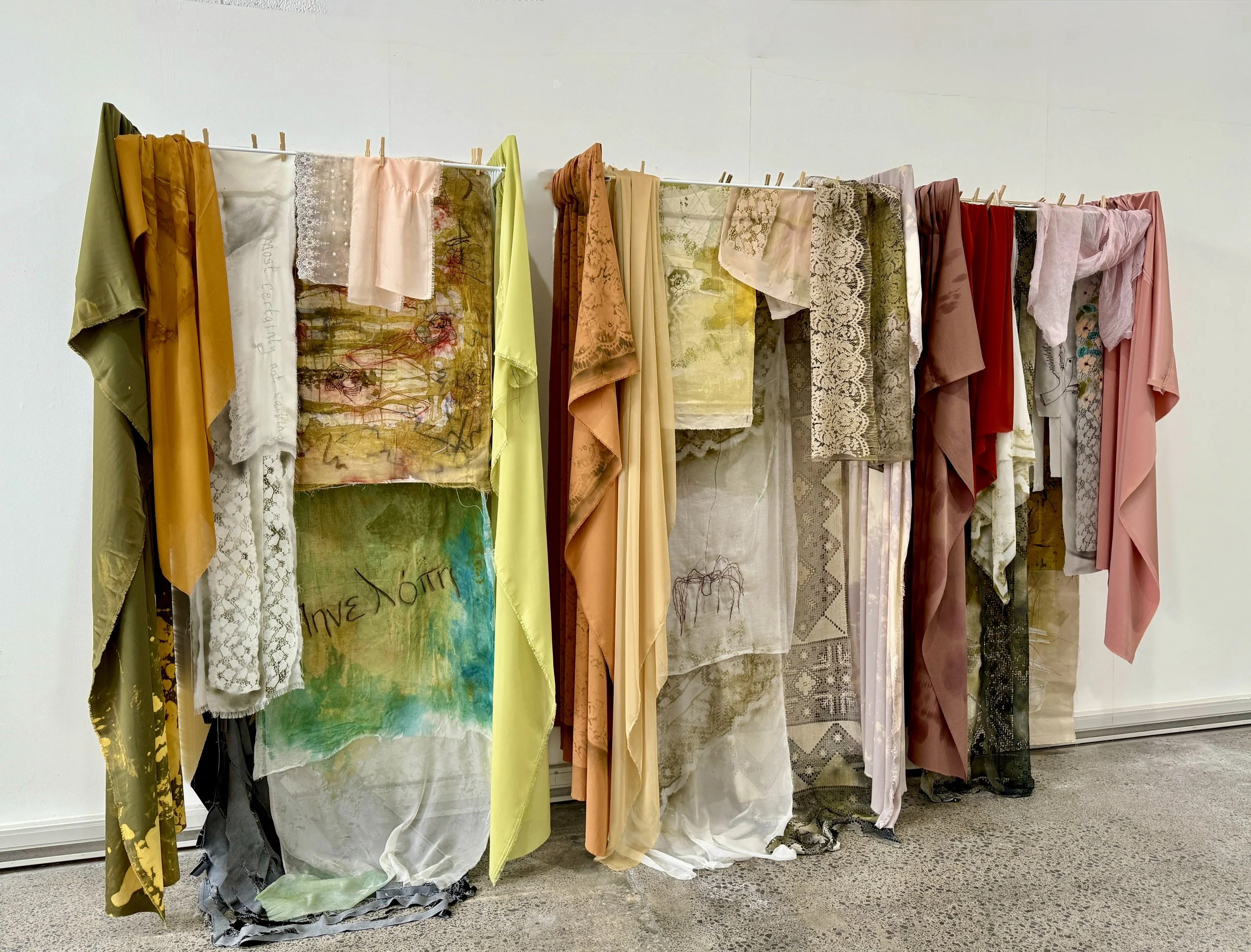 Studio progress - DEMO "Three Weavers: Penelope, Arachne, Philomela."