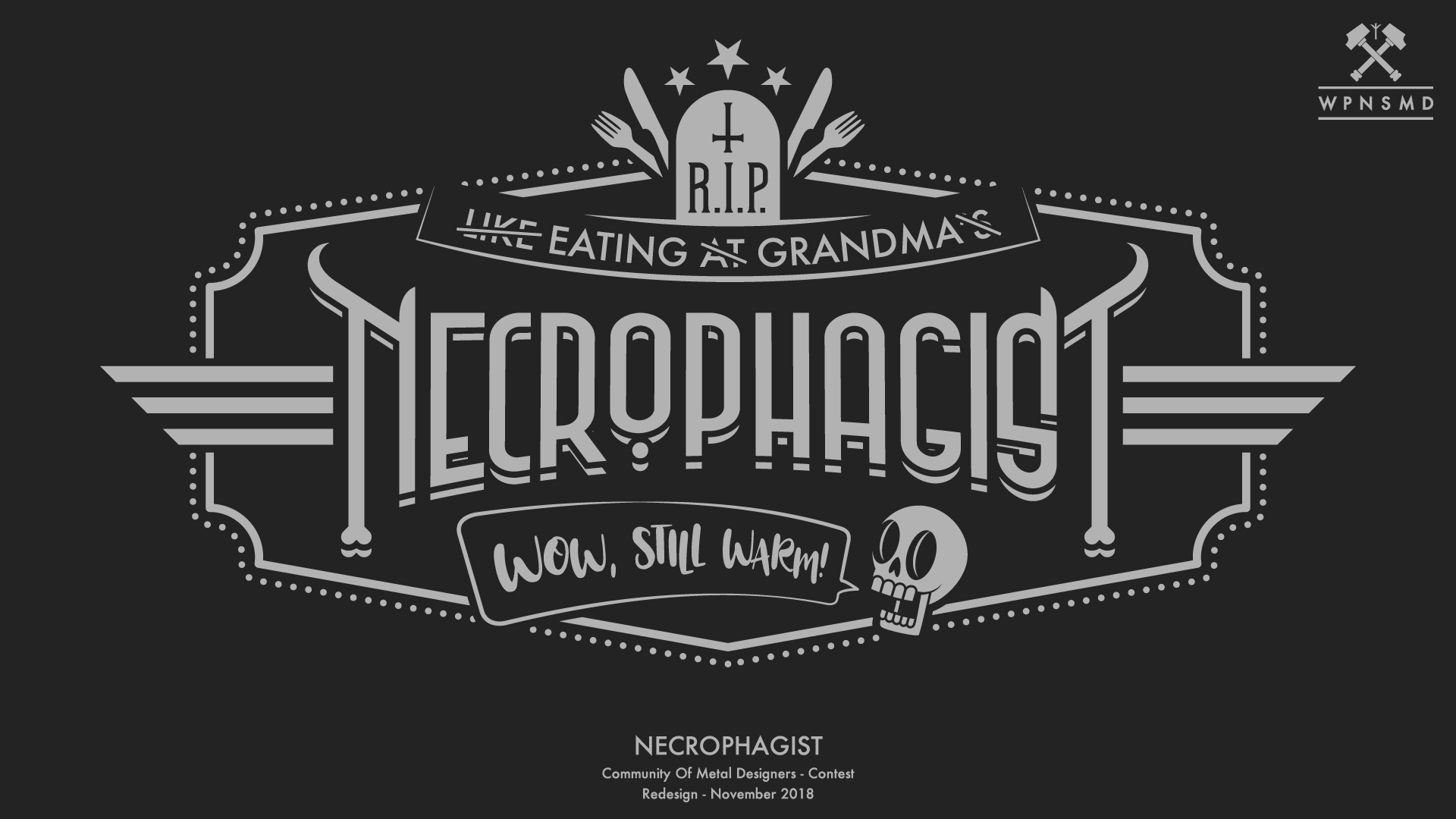 Wappenschmied - Logo Redesign - Necrophagist
