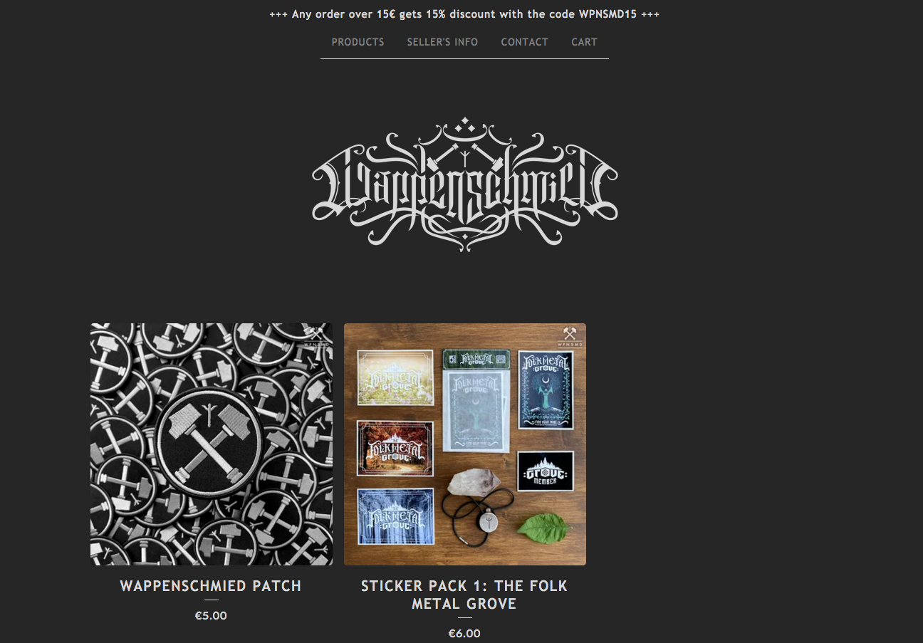 BIGCARTEL store opened