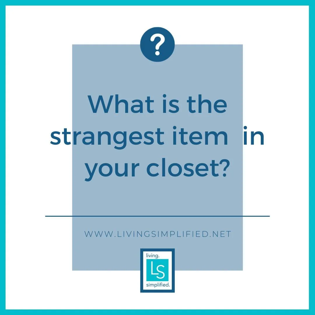 Now that you're working on decluttering and organizing your closets, what is the strangest item you found in one of your closets? Just for the fun of it, share what you've found below!
---
#declutterchallenge #declutteringchallenge2025 #declutter #de
