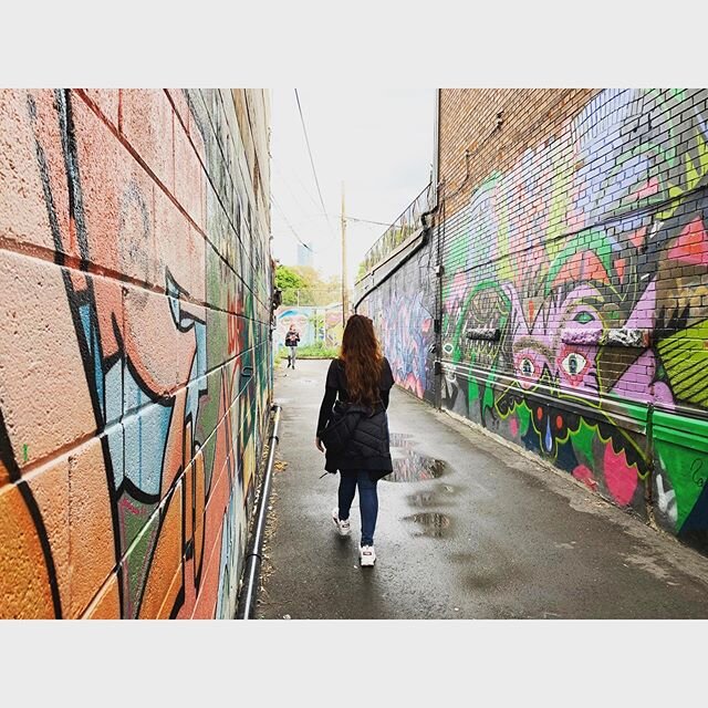 Reclaiming rundown alleys through graffiti art is the ultimate urban cultural expression and motif. #graffiti #graffitialley #graffitialleytoronto #urban #streetart