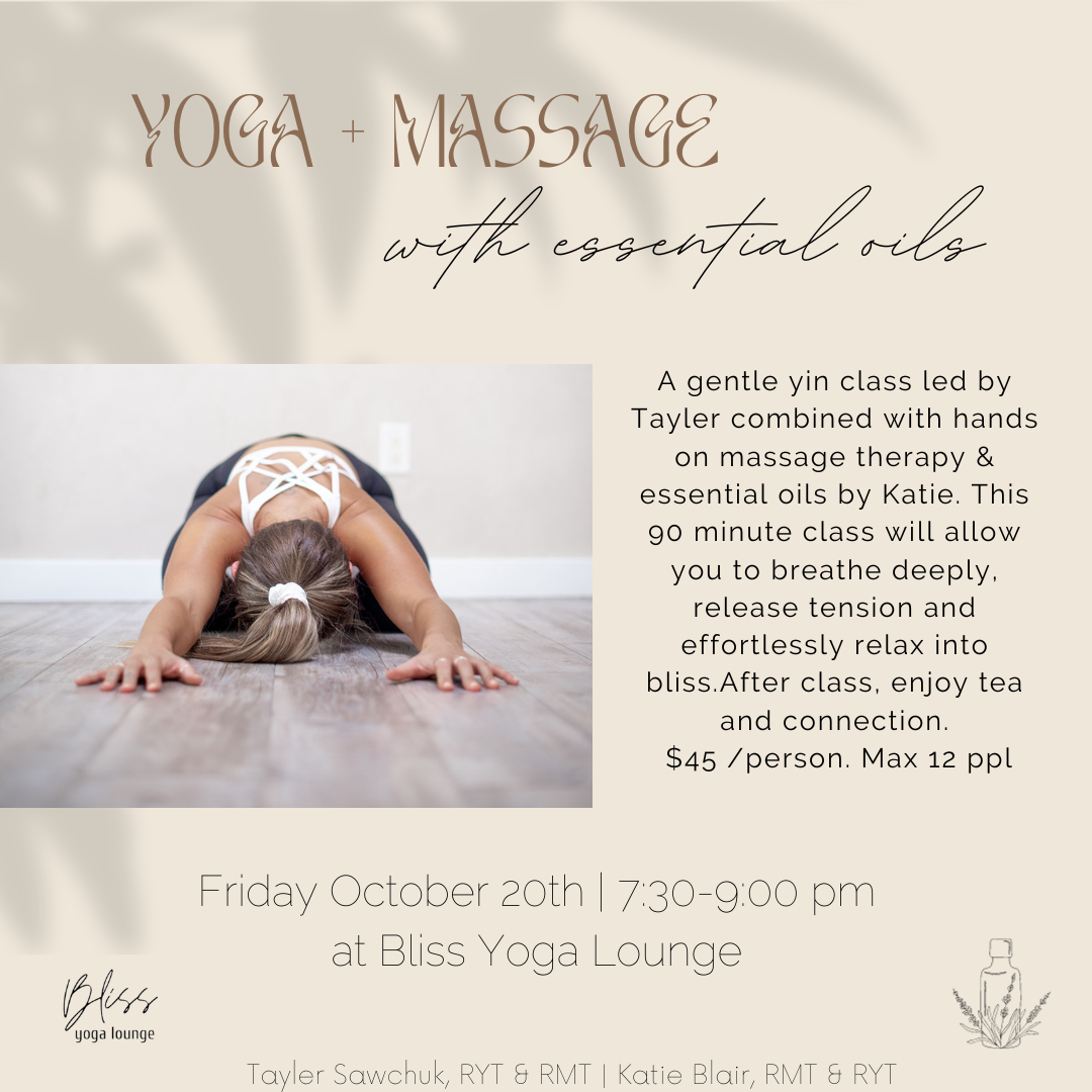 Yoga + Massage with Essential Oils 