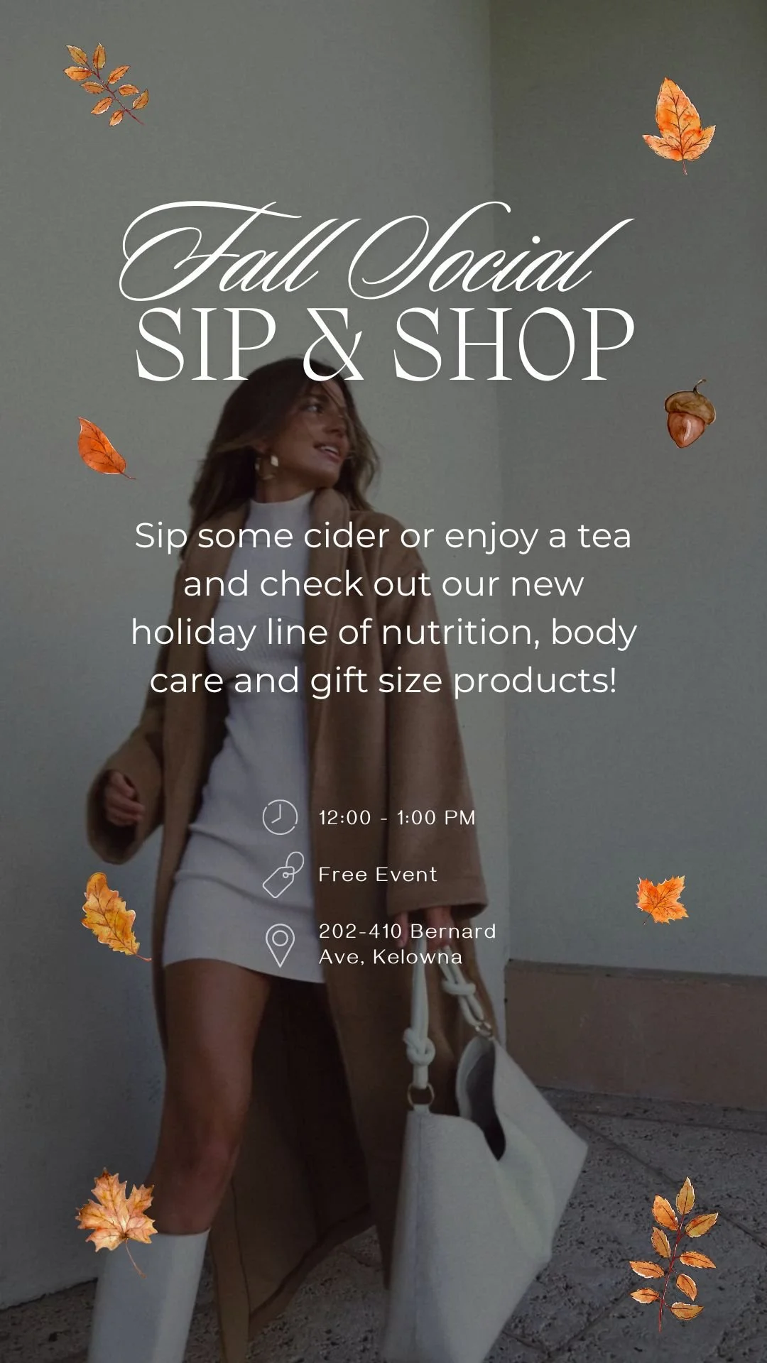 Fall Social Sip + Shop