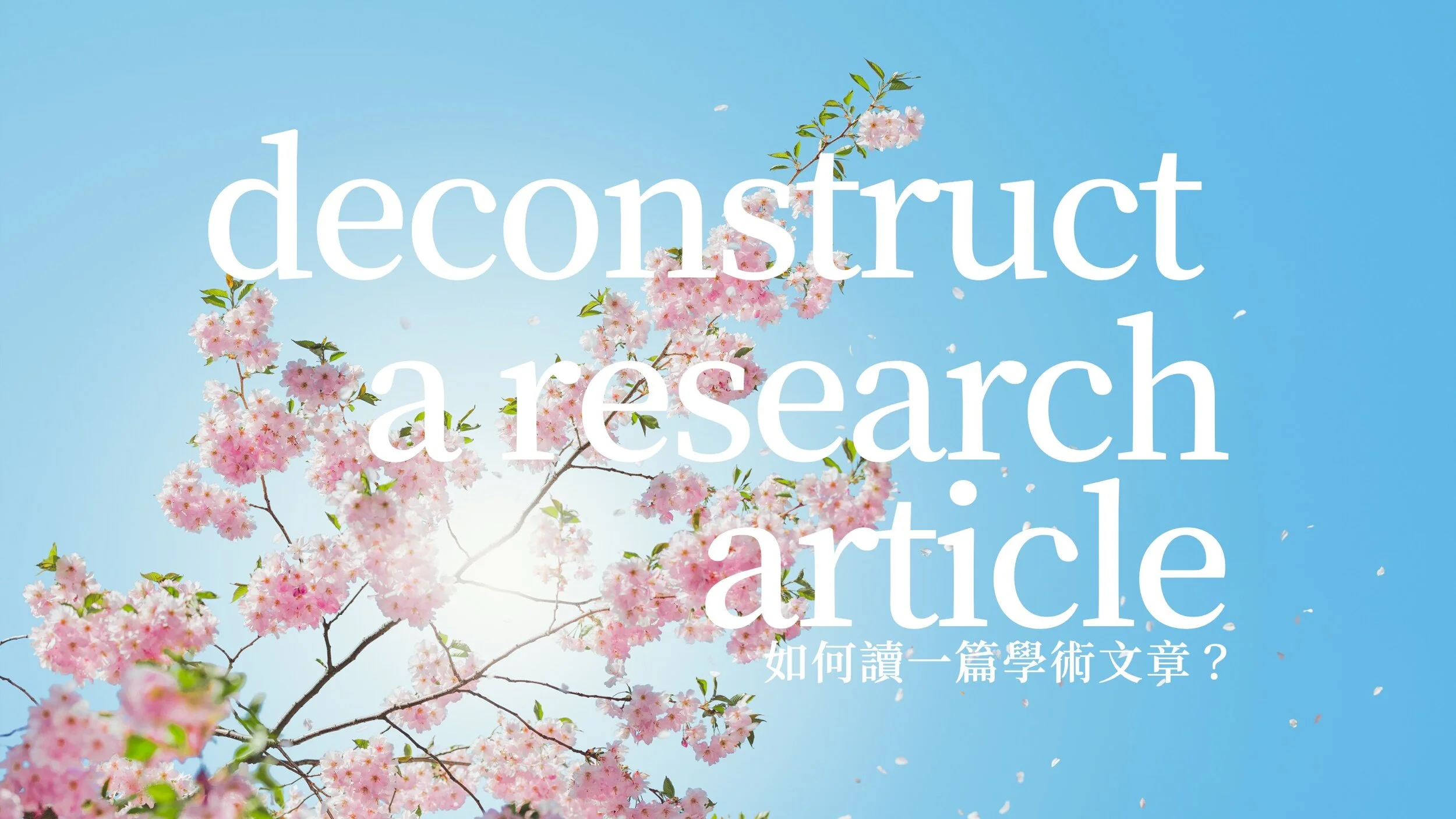 學術文獻入門篇|開始閱讀學術期刊?如何迅速抓到文獻重點 x 研究生如何讀 Paper?