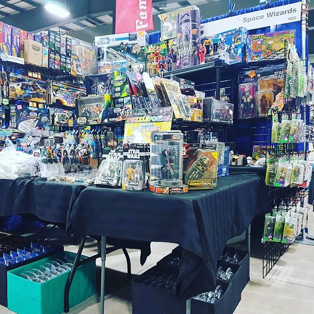 Booth 900 is now fully operational. All sensors on and ready for an amazing three days! #ottawacc #ottawa #comiccon