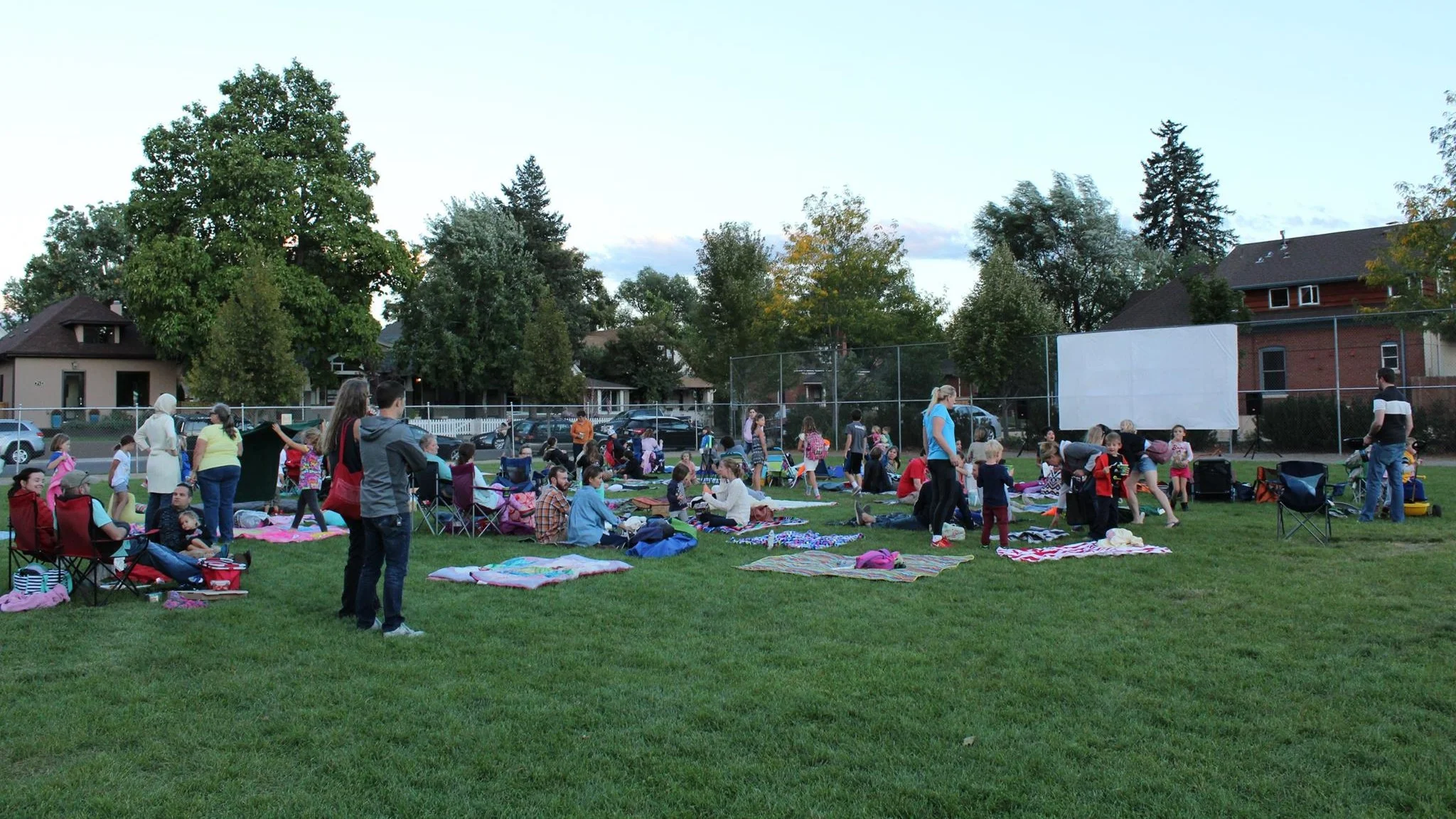 2016 Outdoor Movie Night at Lincoln Elementary