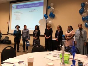 May 2018, DPS Family Leadership Award Ceremony. I was nominated by Ms. Tunisha and the Lincoln Elementary teachers and received the Integrity Award.