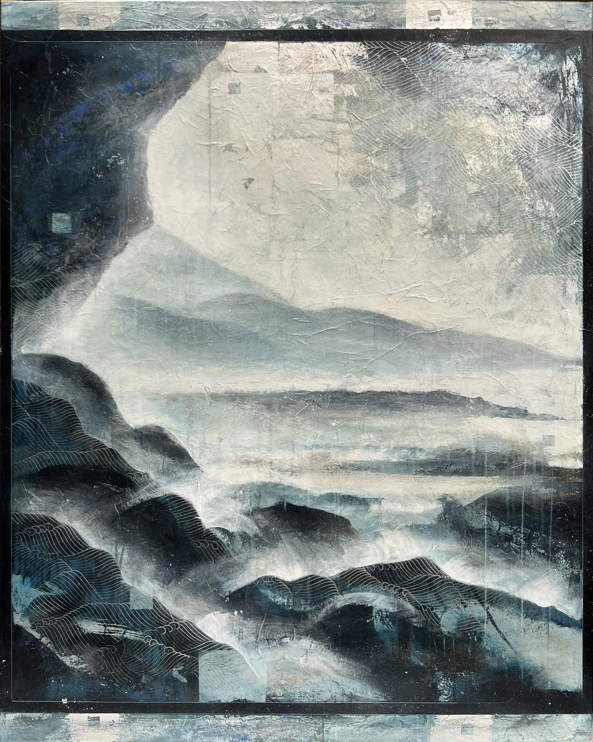 Great Ocean Road Coastline | Mixed Media on Canvas | 152cm x 122cm
