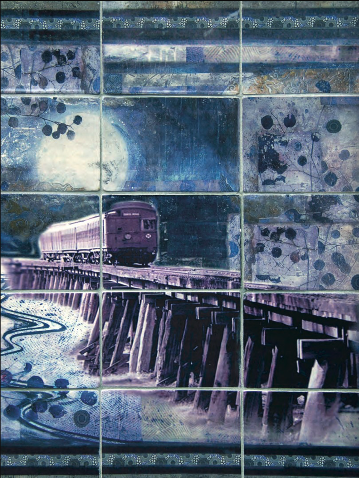 Eltham Trestle Bridge with Red Box