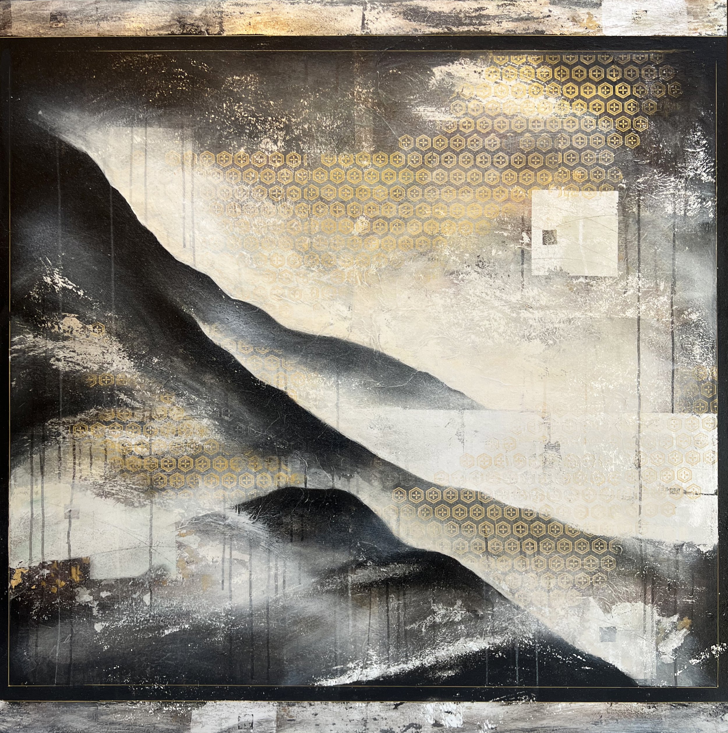 The Between Place | Mixed Media on Canvas | 120cm x 120cm
