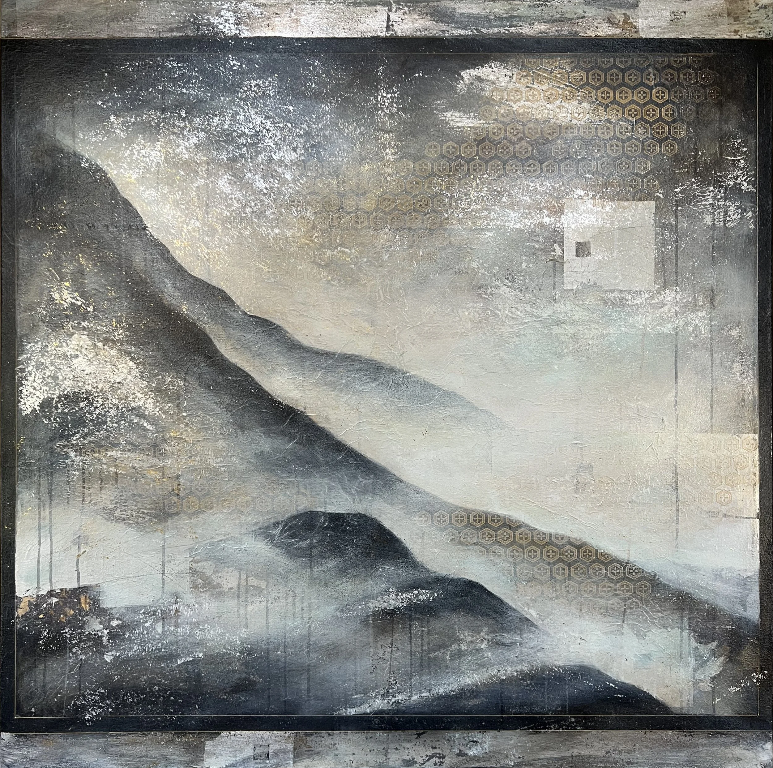 The Between Place | Mixed Media on Canvas | 120cm x 120cm