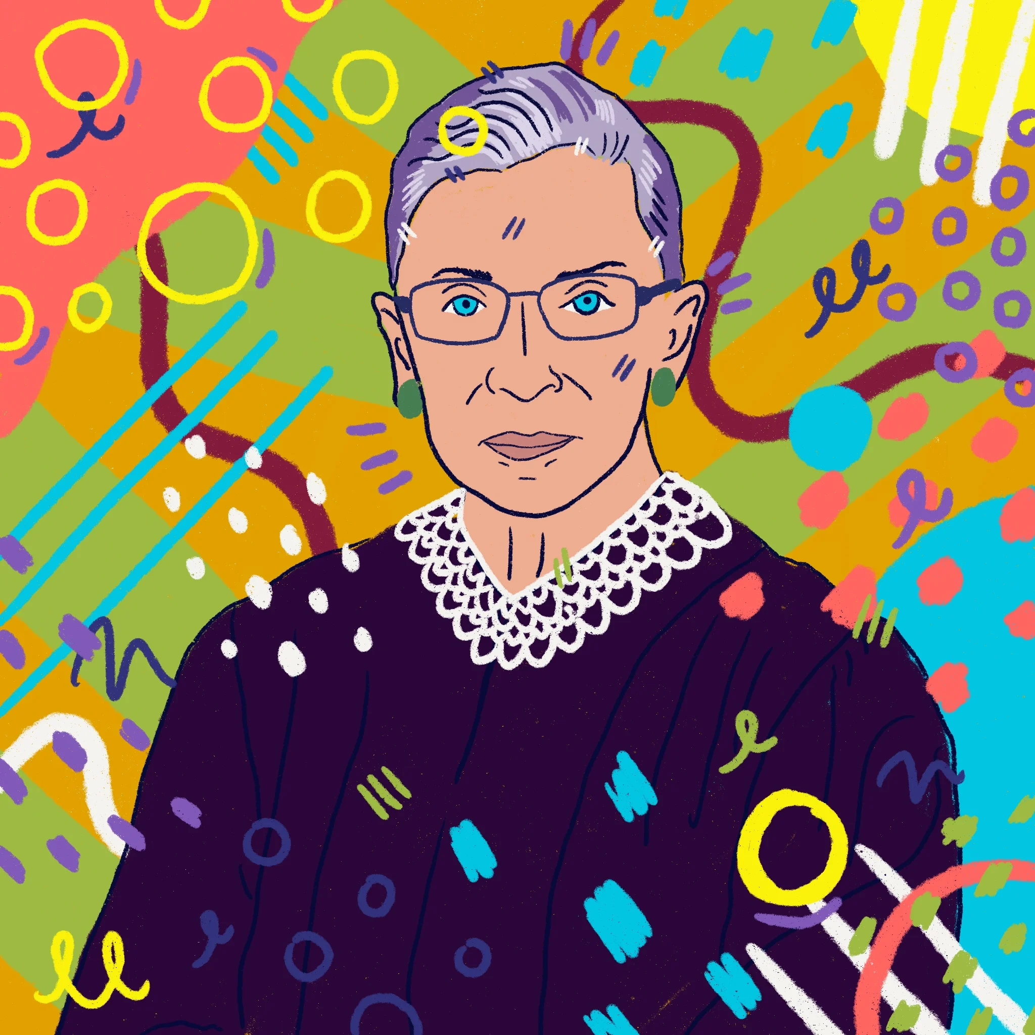 Commissioned portrait of Ruth Bader Ginsburg