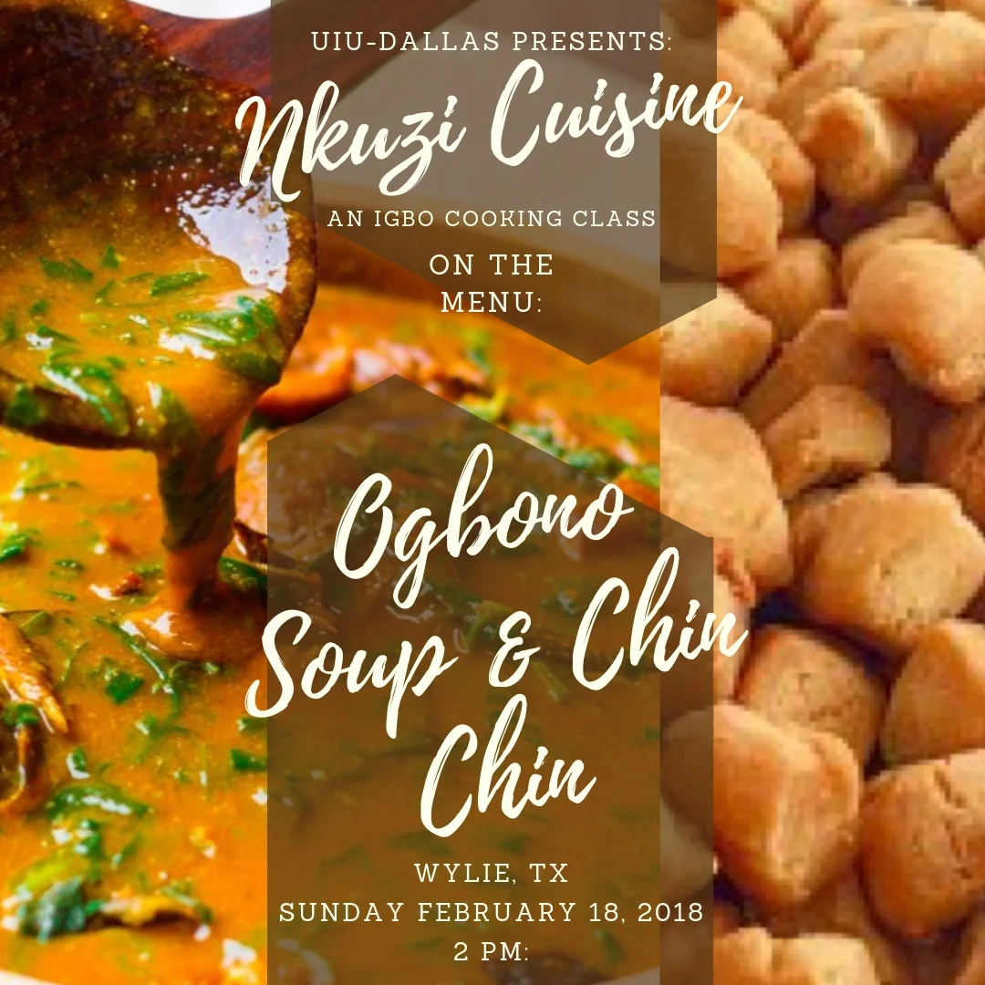 “Nkuzi” in the Igbo language means to teach. What better way to learn more about Igbo culture than through hands on learning and fellowship? Members of Umu Igbo Unite (UIU) Dallas loved learning how to prepare traditional Igbo dishes.