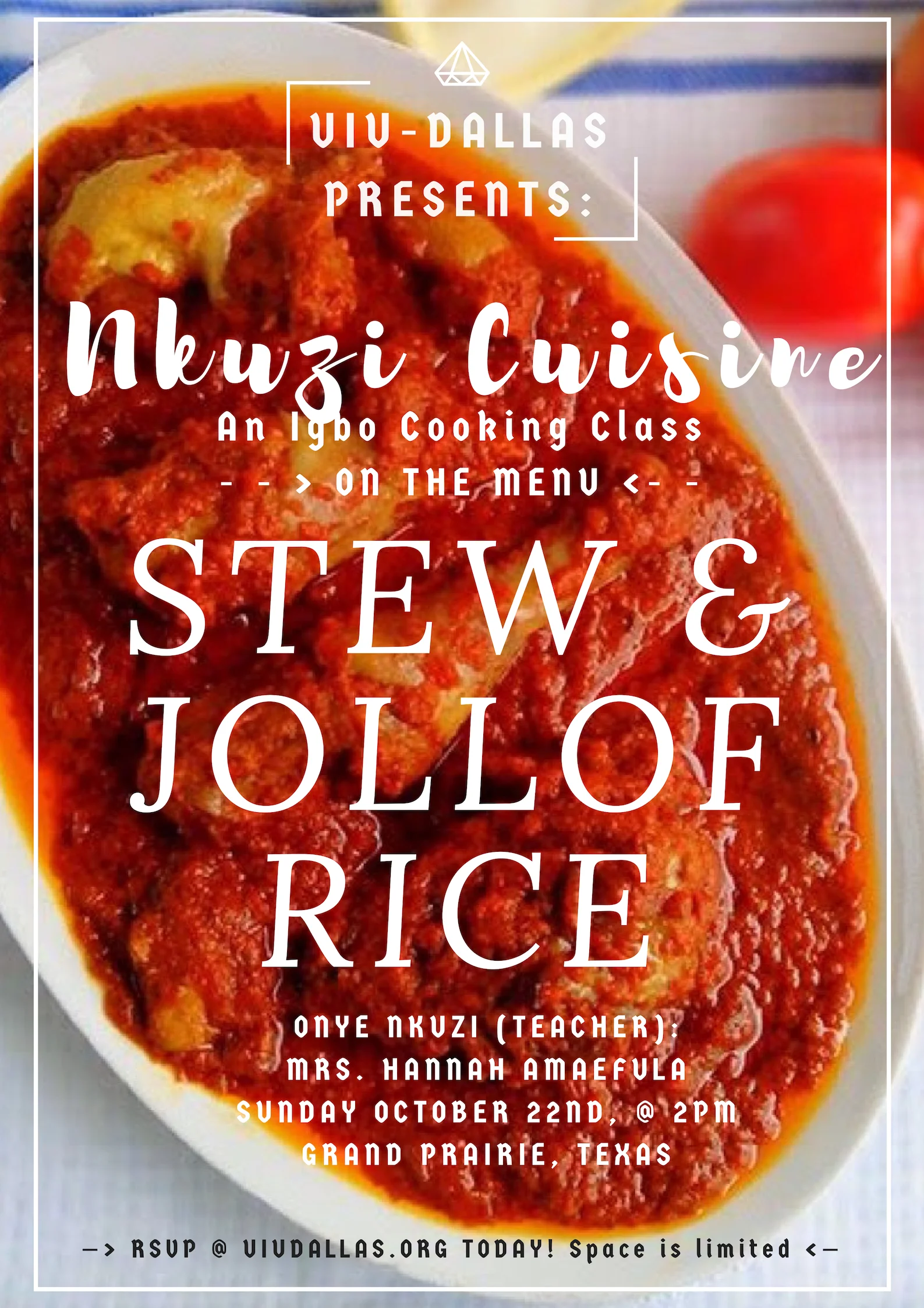 “Nkuzi” in the Igbo language means to teach. What better way to learn more about Igbo culture than through hands on learning and fellowship? Members of Umu Igbo Unite (UIU) Dallas loved learning how to prepare traditional Igbo dishes.