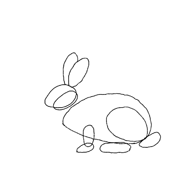  The wireframe base animation that I began with in Procreate Dreams ☝️ 