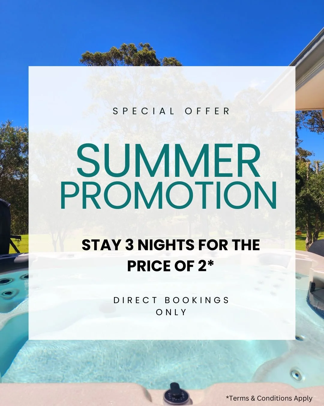 ☀️ OUR SUMMER PROMO HAS JUST LANDED! ☀️
Our guests always complain that they had so much fun at @didosplace, that they wished they’d stayed longer! Well, now you can with our STAY 3 NIGHTS FOR THE PRICE OF 2*, giving you an extra day to relax,